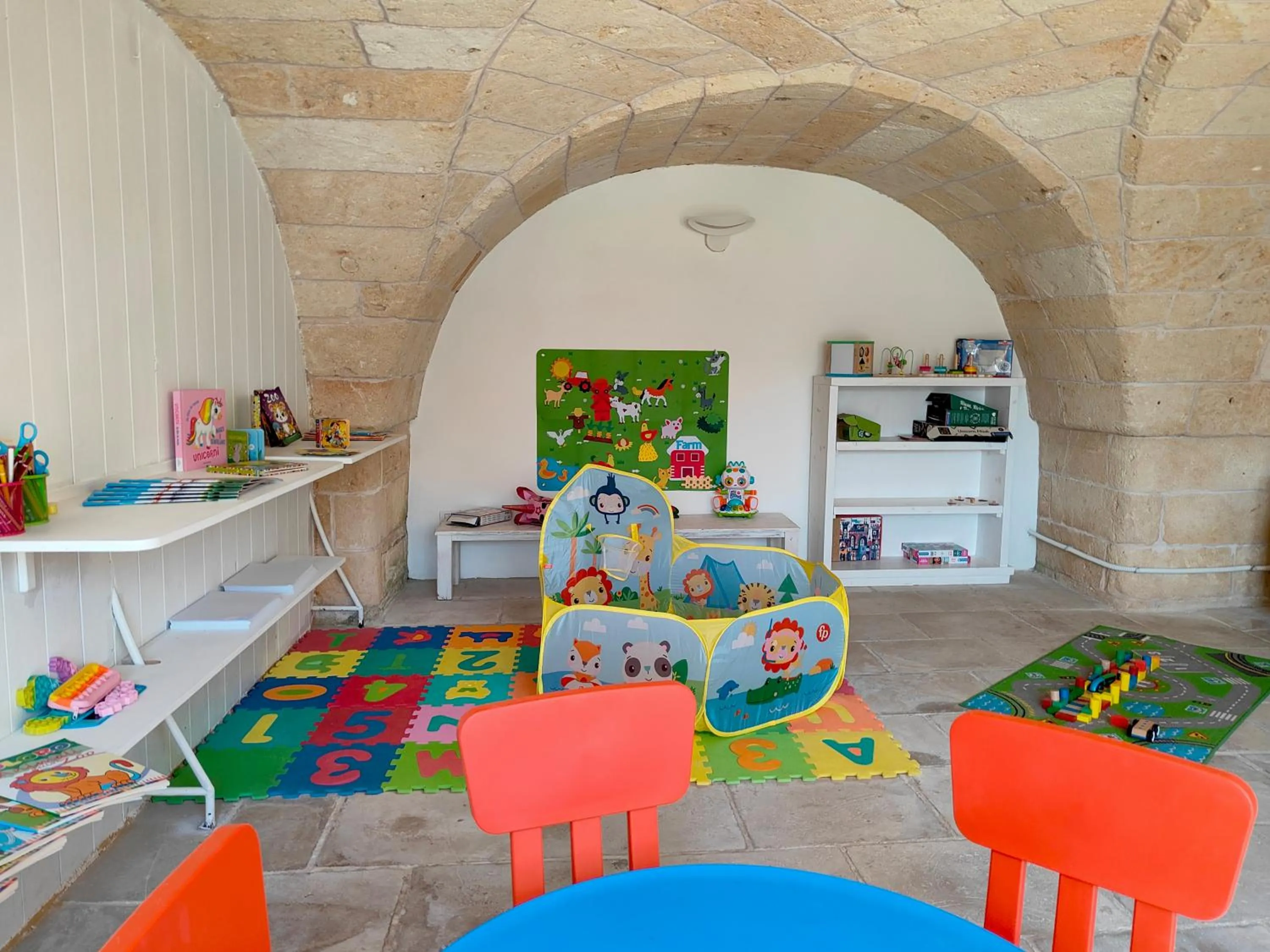 Children play ground in Masseria Corda Di Lana Hotel & Resort