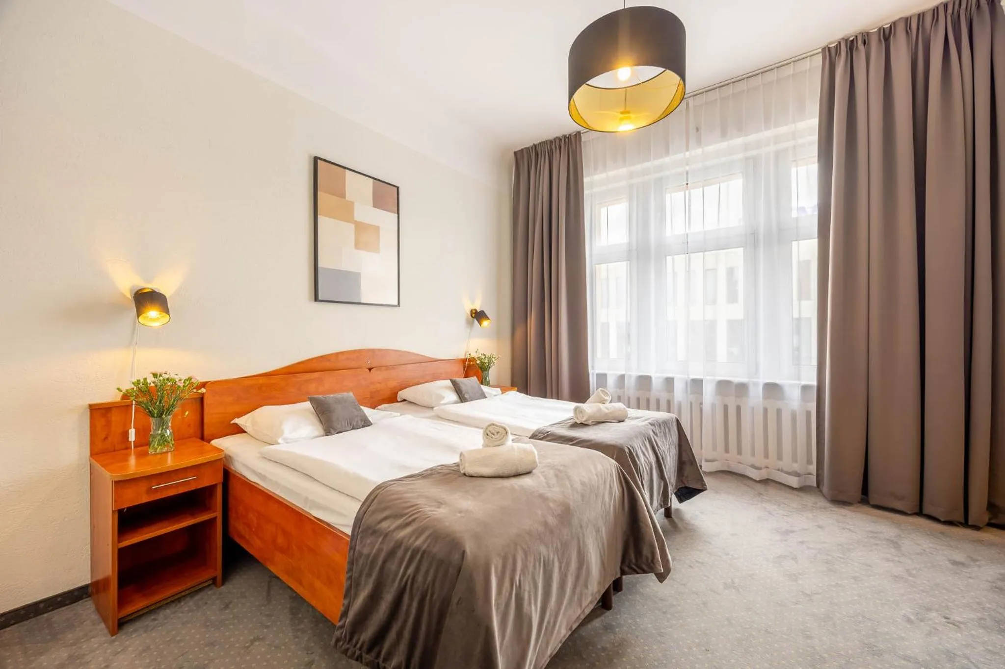 Bed in Hotel Polonia Centrum