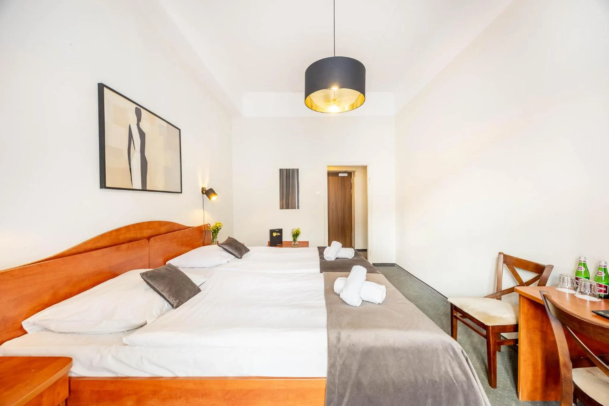 Bed in Hotel Polonia Centrum