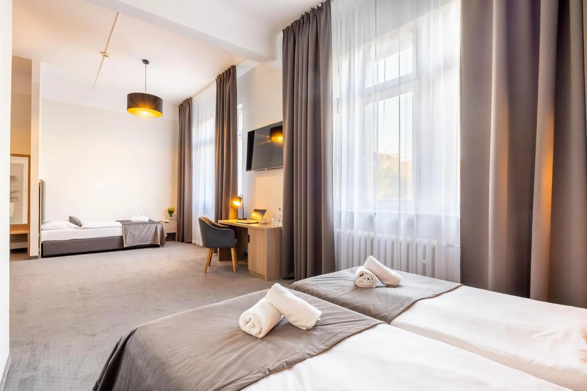 Bed in Hotel Polonia Centrum