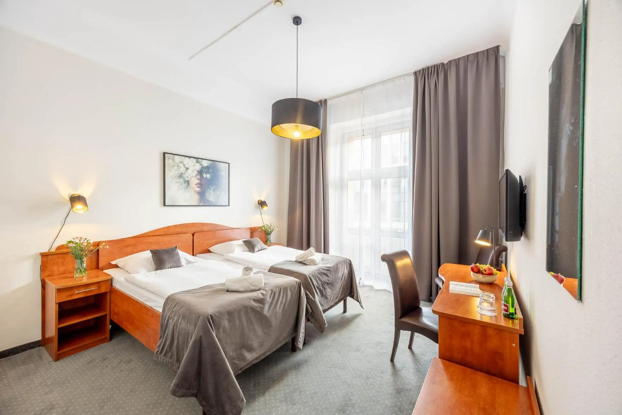 Bed in Hotel Polonia Centrum