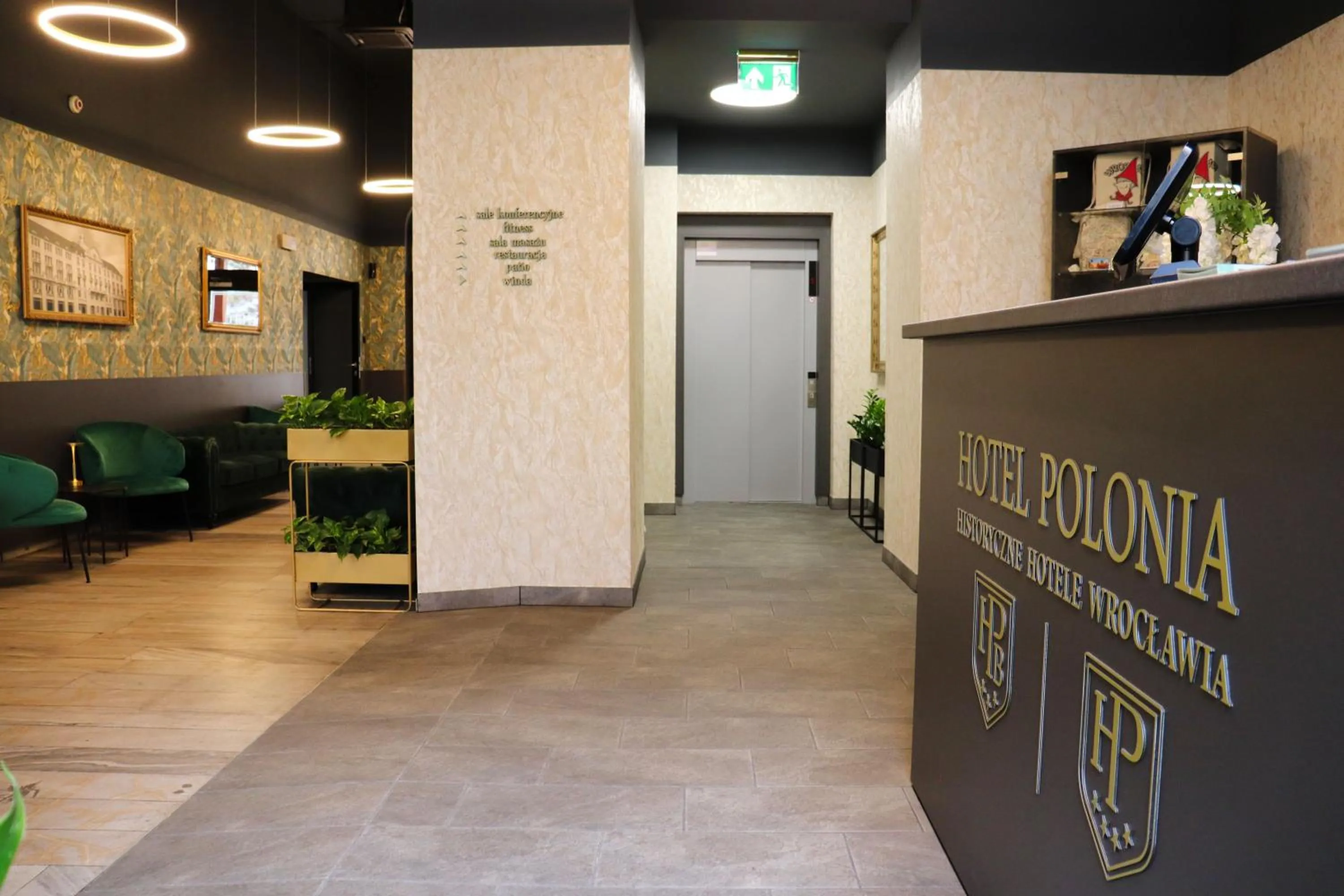 Lobby or reception in Hotel Polonia Centrum