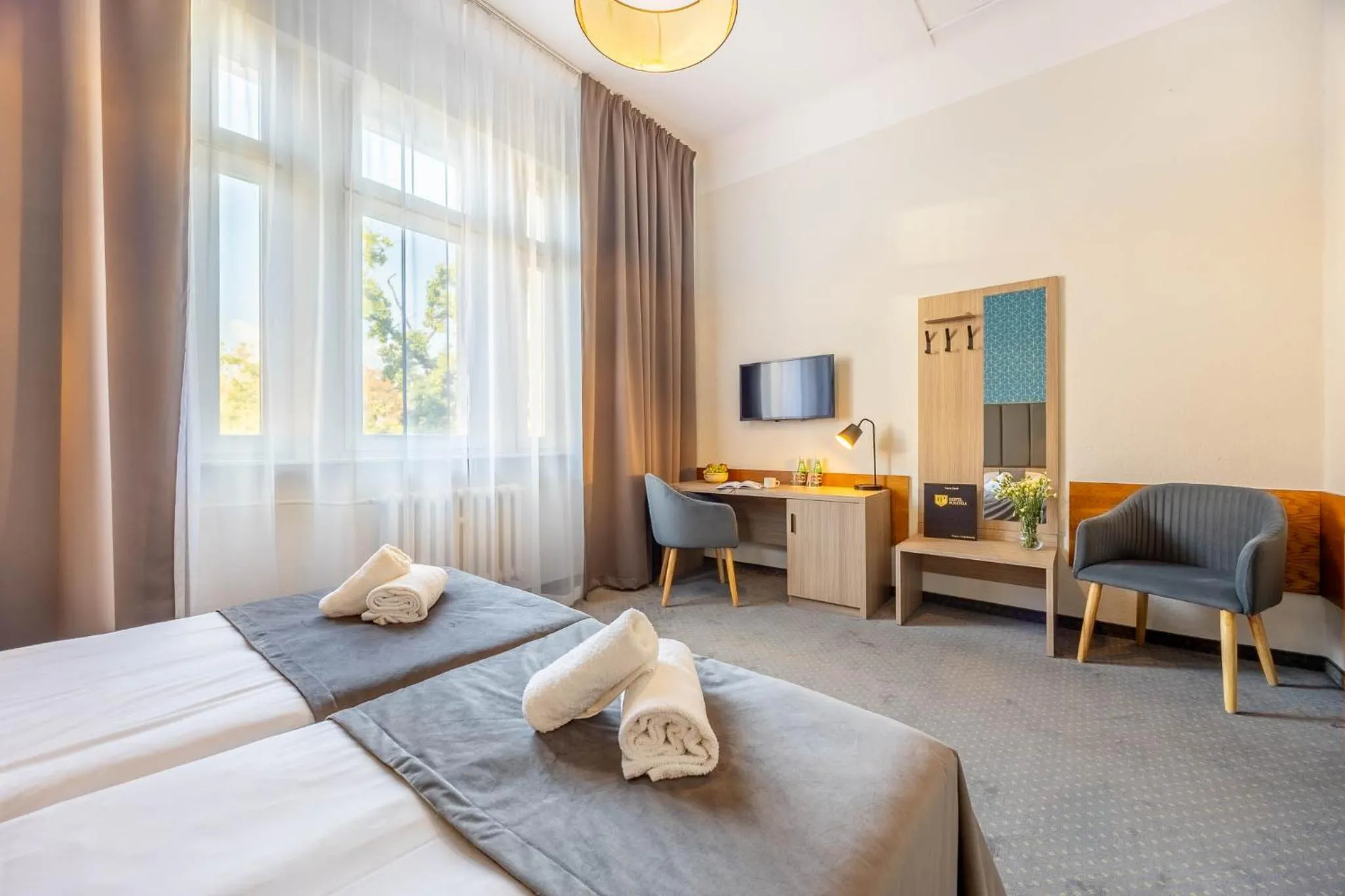 Bed in Hotel Polonia Centrum