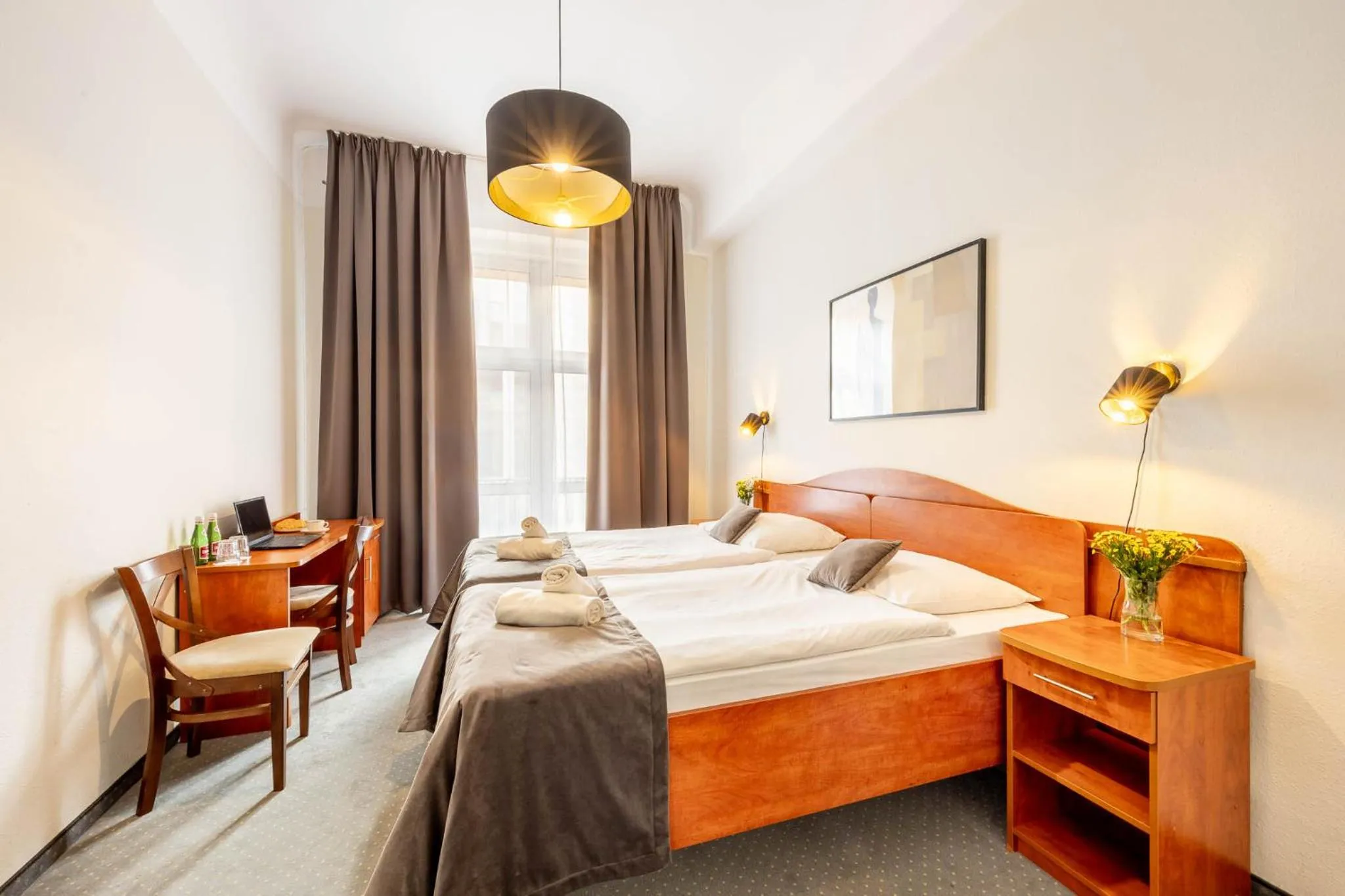 Bed in Hotel Polonia Centrum