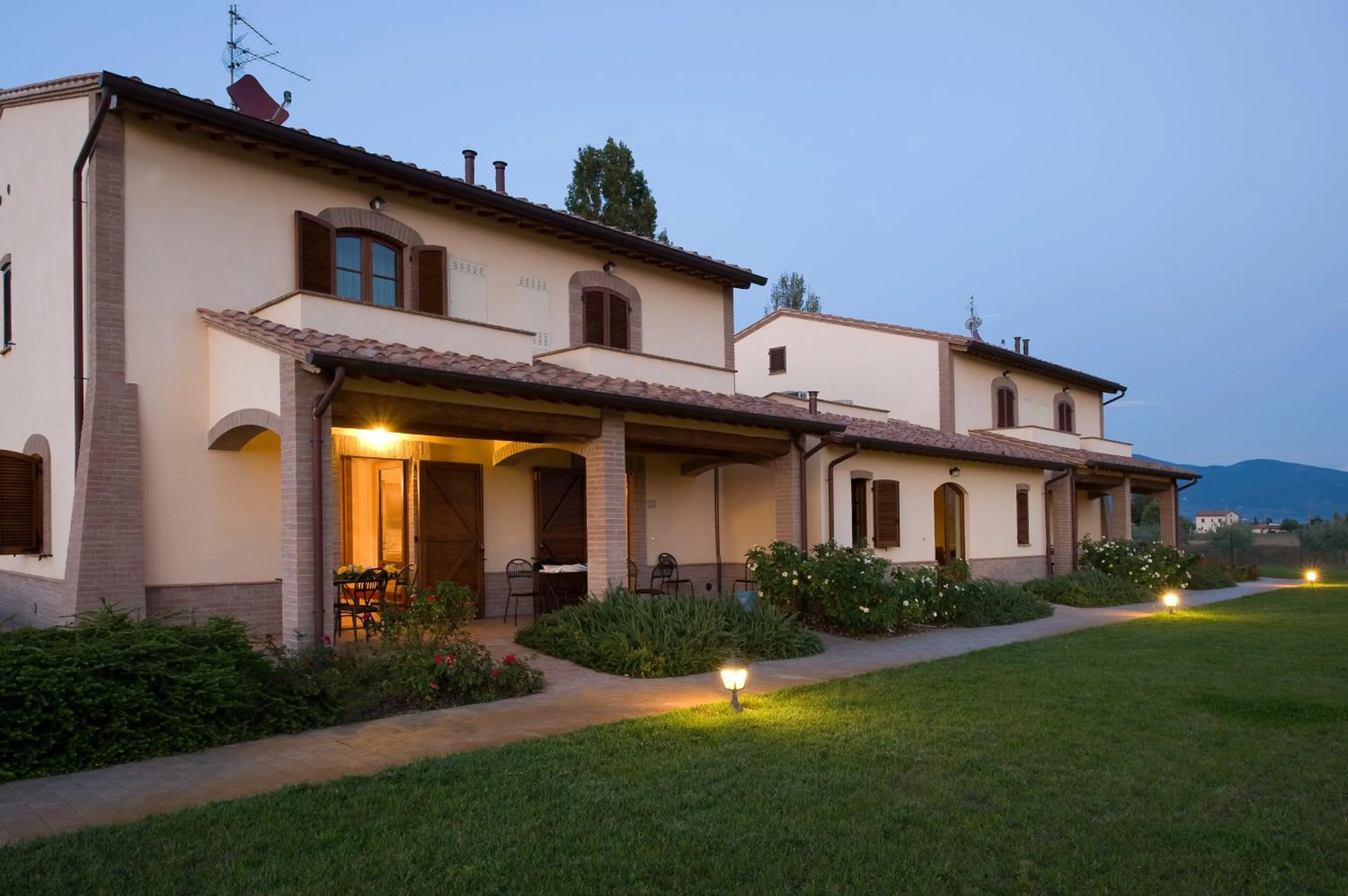 Sunset in Agriturismo Le Rondini Di Francesco Di Assisi