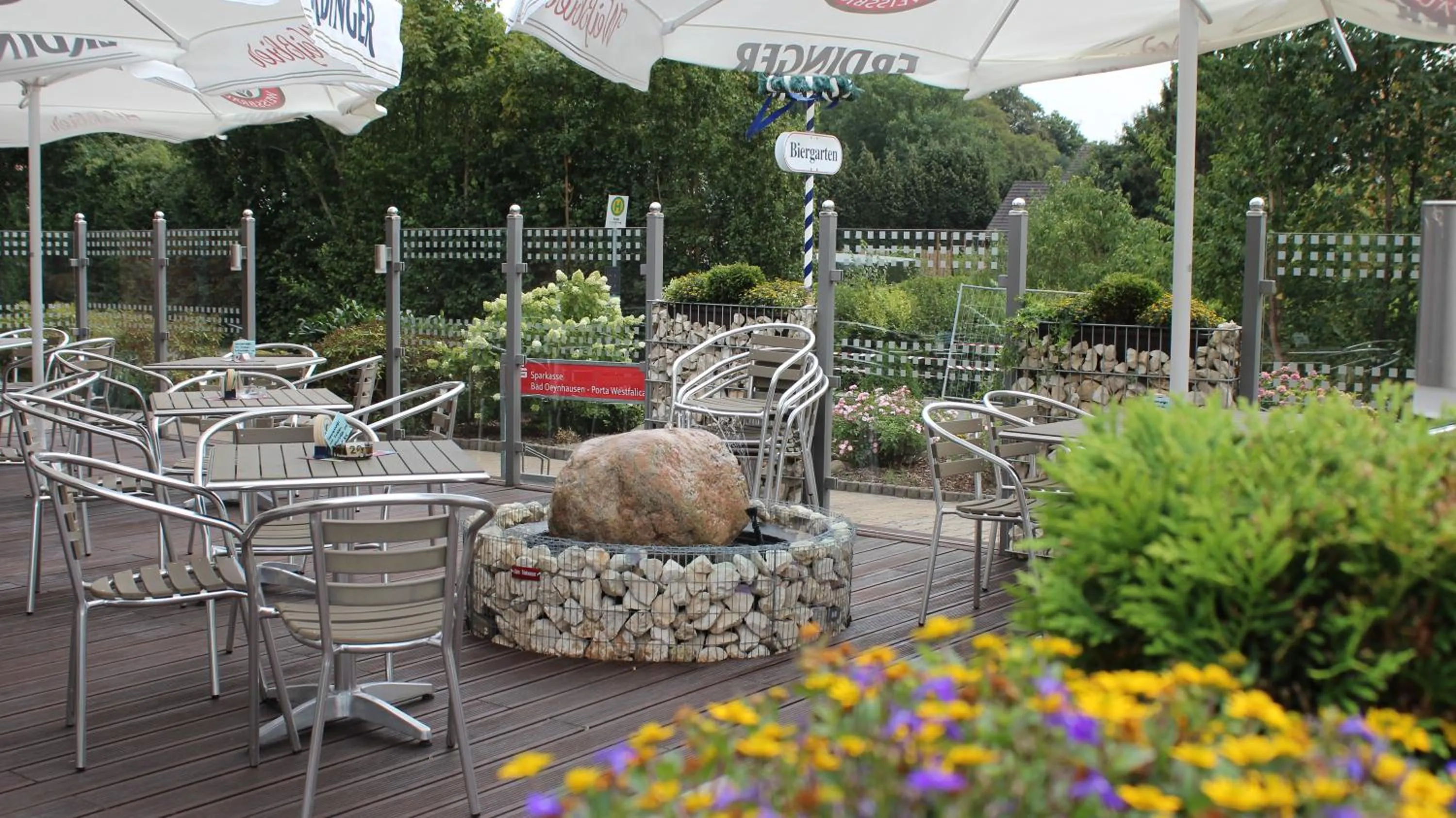 Garden in Landgasthaus Veltheimer Hof