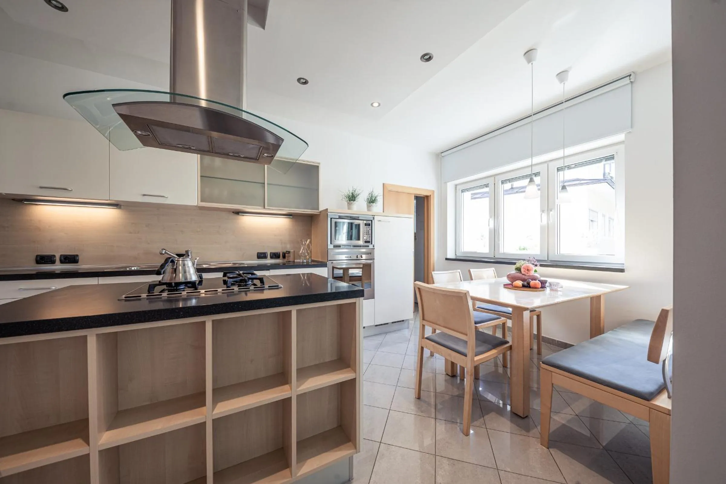 Kitchen or kitchenette in Boutique Hotel Zum Rosenbaum