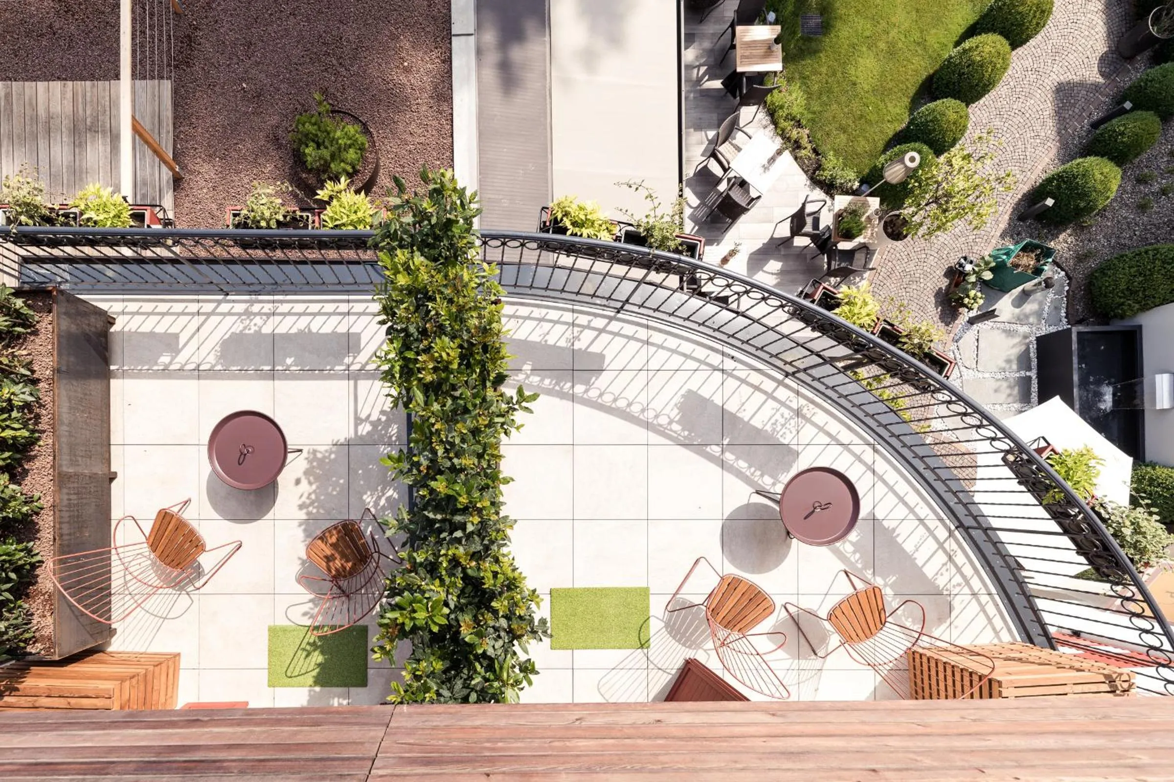 Balcony/Terrace in Boutique Hotel Zum Rosenbaum