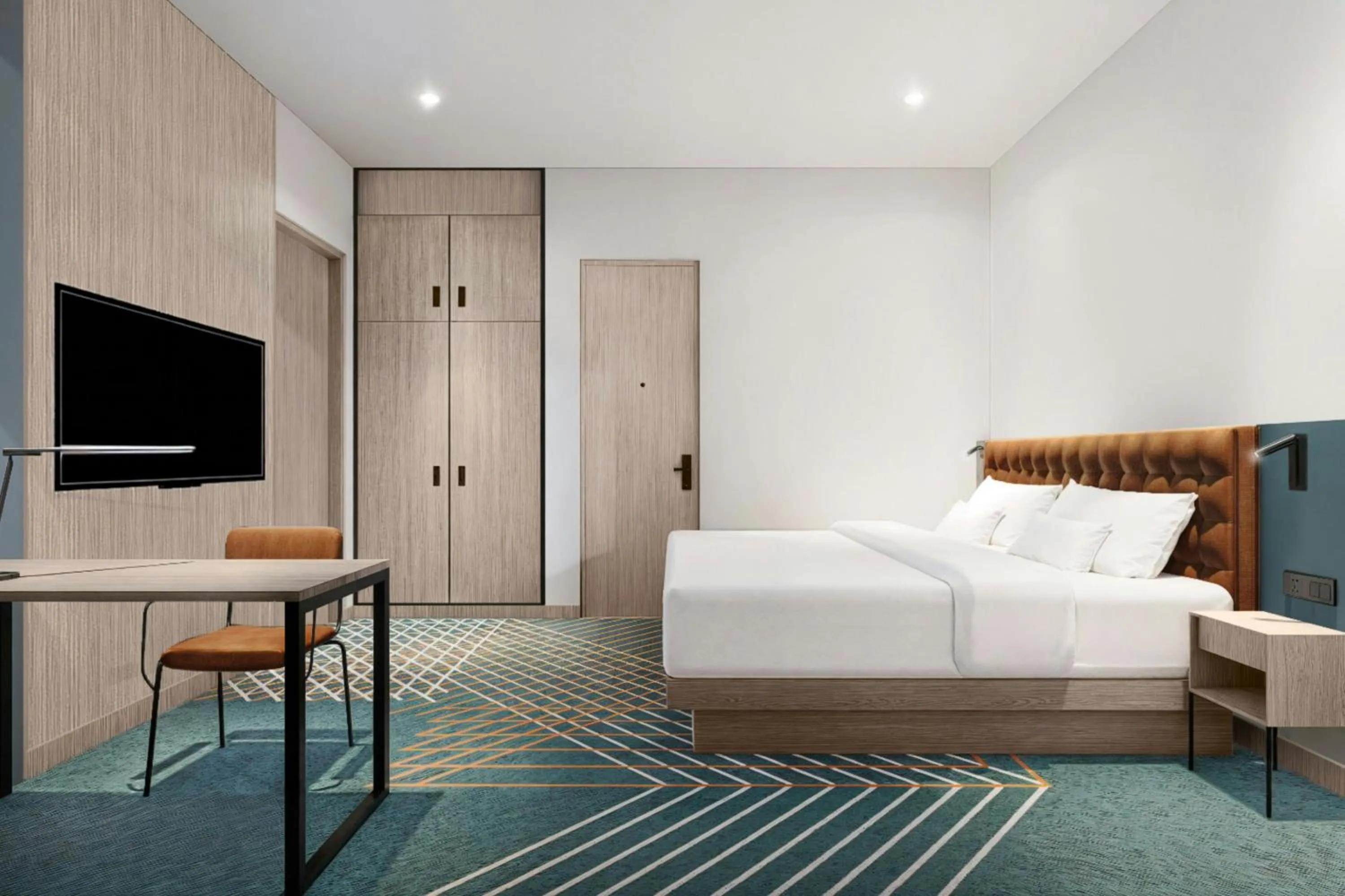 Photo of the whole room, Bed in Four Points by Sheraton Jakarta Thamrin