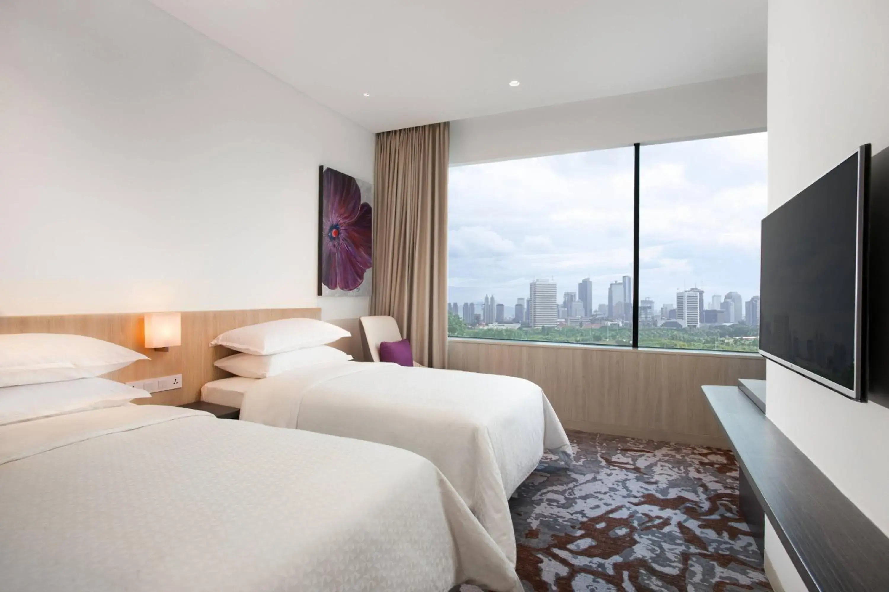 Deluxe Twin Room in Four Points by Sheraton Jakarta Thamrin Deluxe Twin Room in Four Points by Sheraton Jakarta Thamrin
