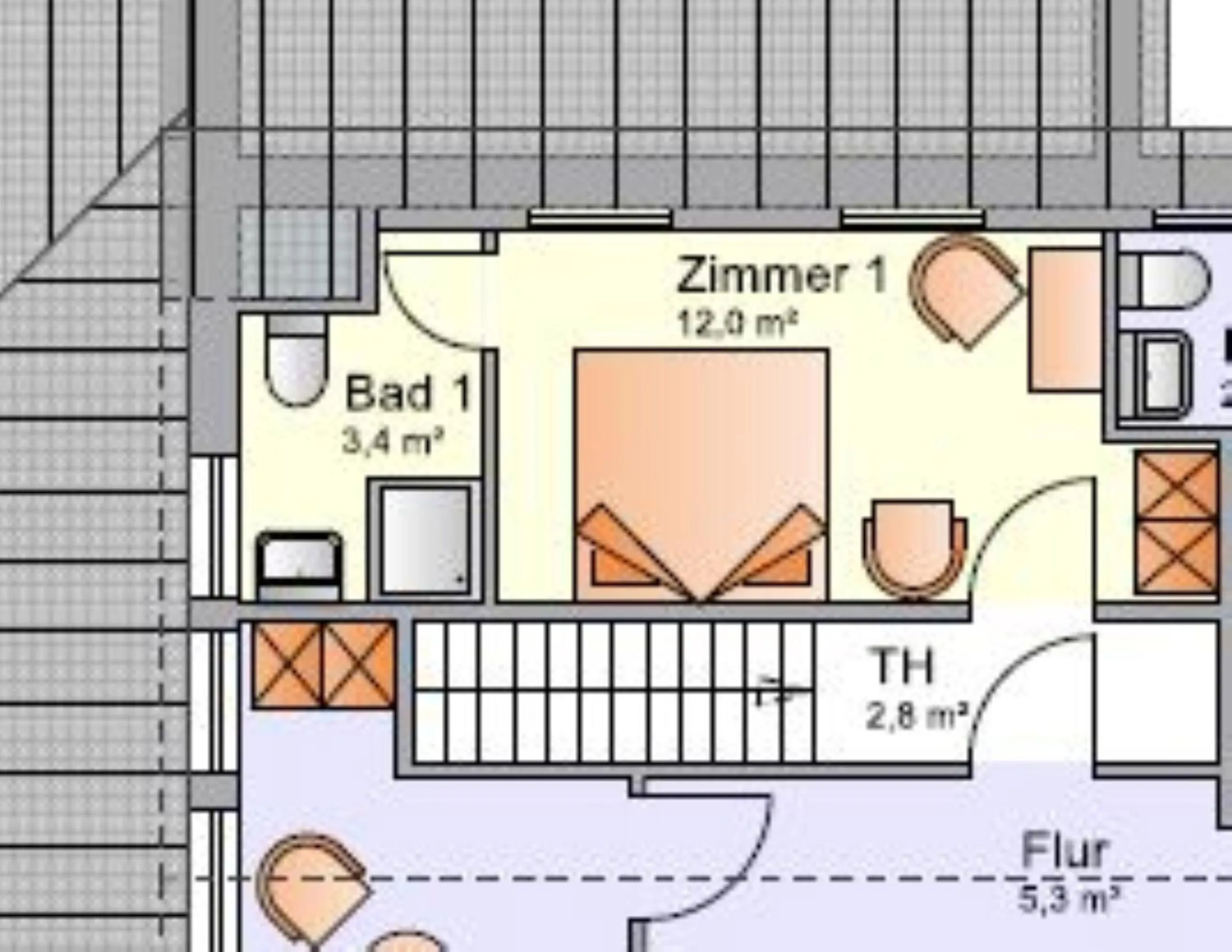 Photo of the whole room in Landhaus-Altebrücke