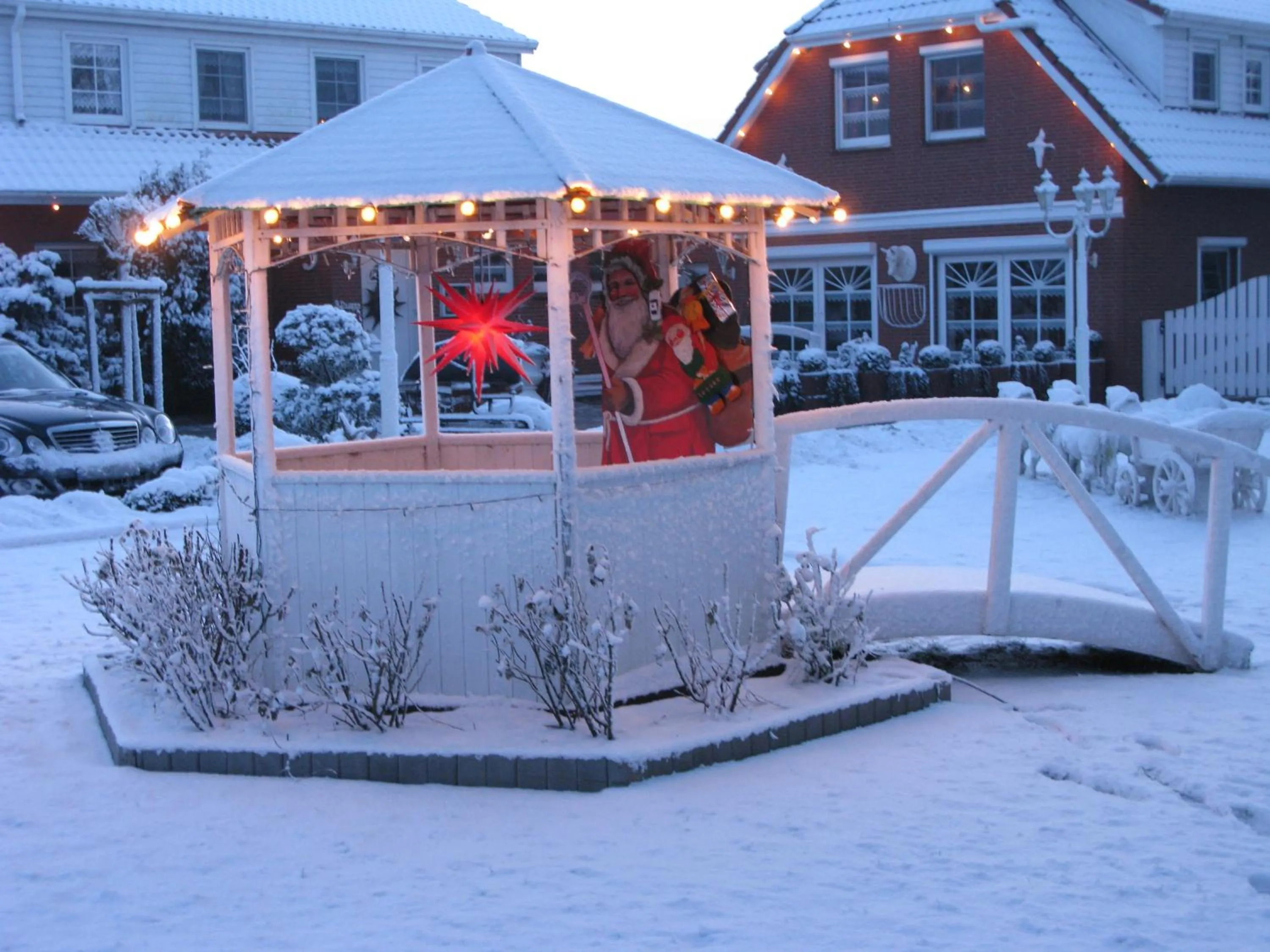Garden view in Landhaus-Altebrücke