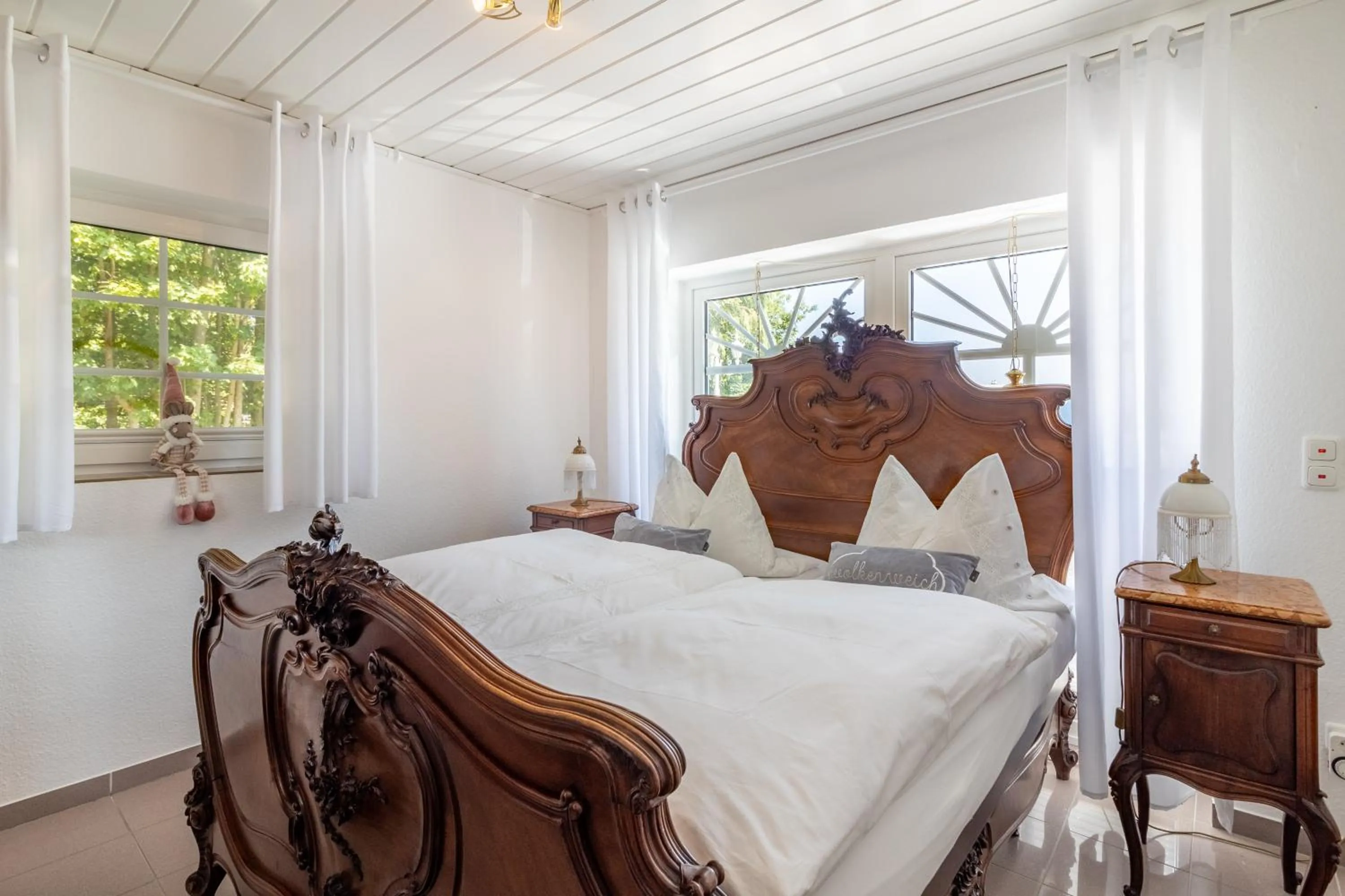 Bedroom, Bed in Landhaus-Altebrücke