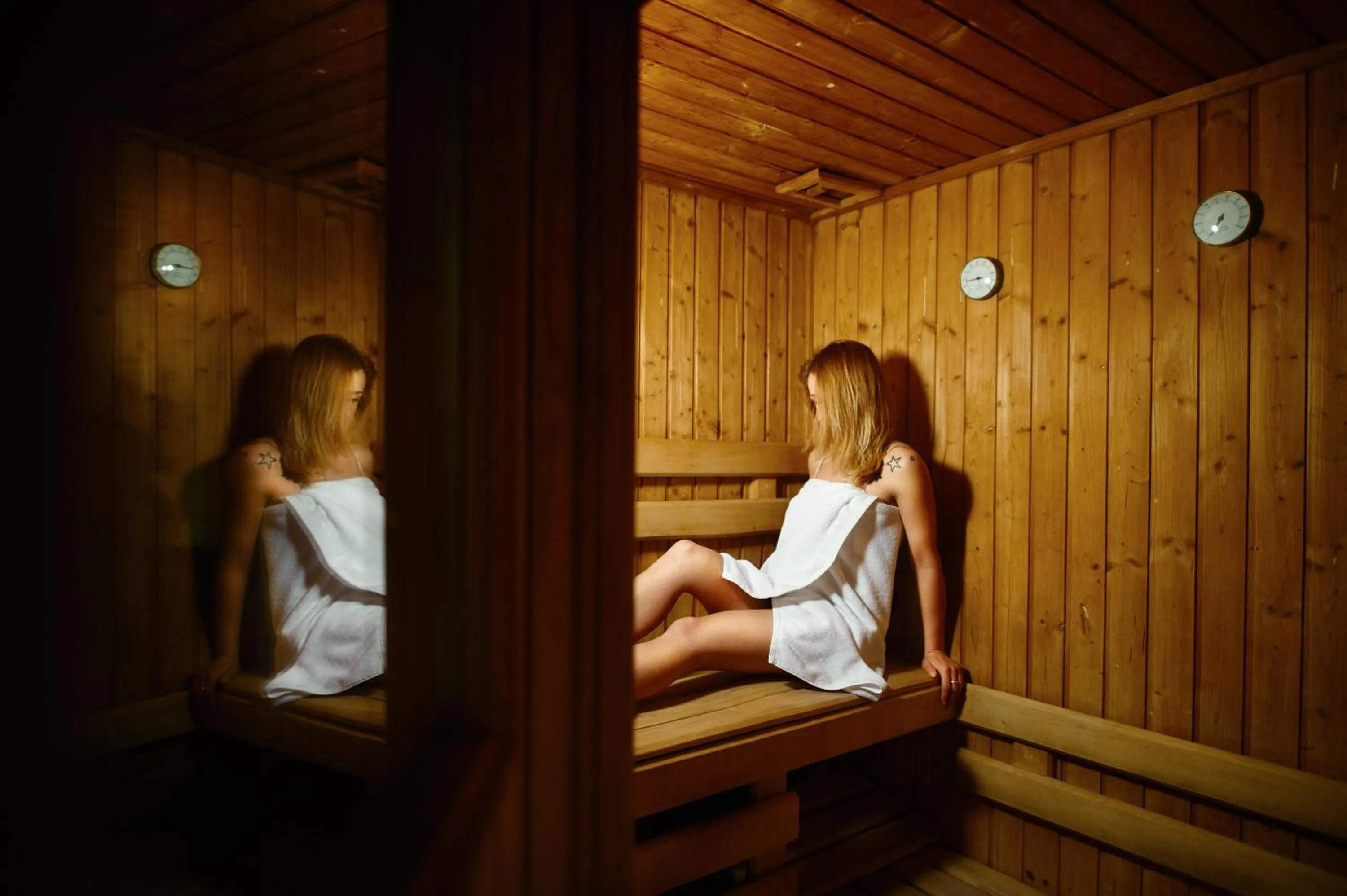 Sauna in Hotel Polski