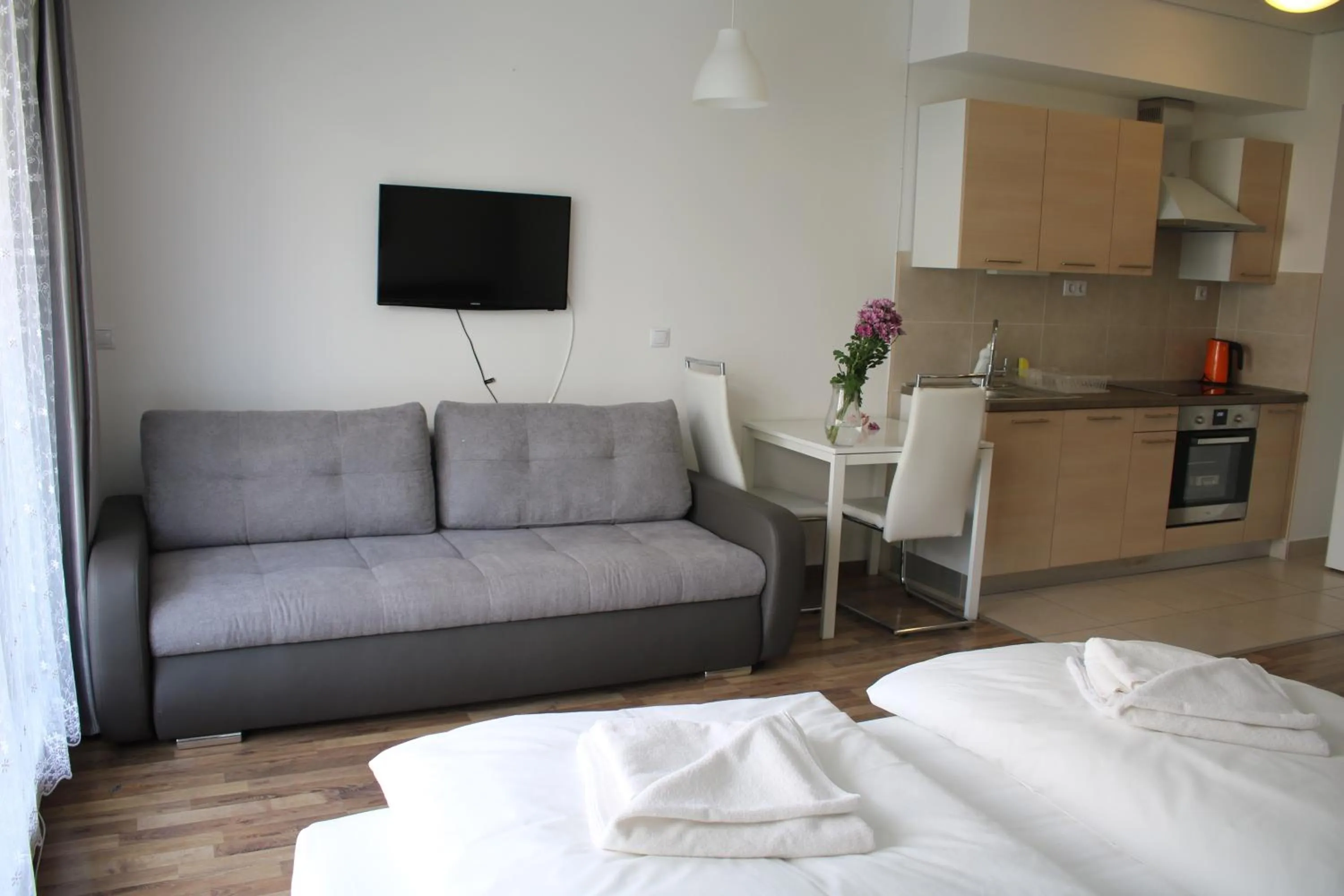 Bed in Corvin holiday Apartments hotel