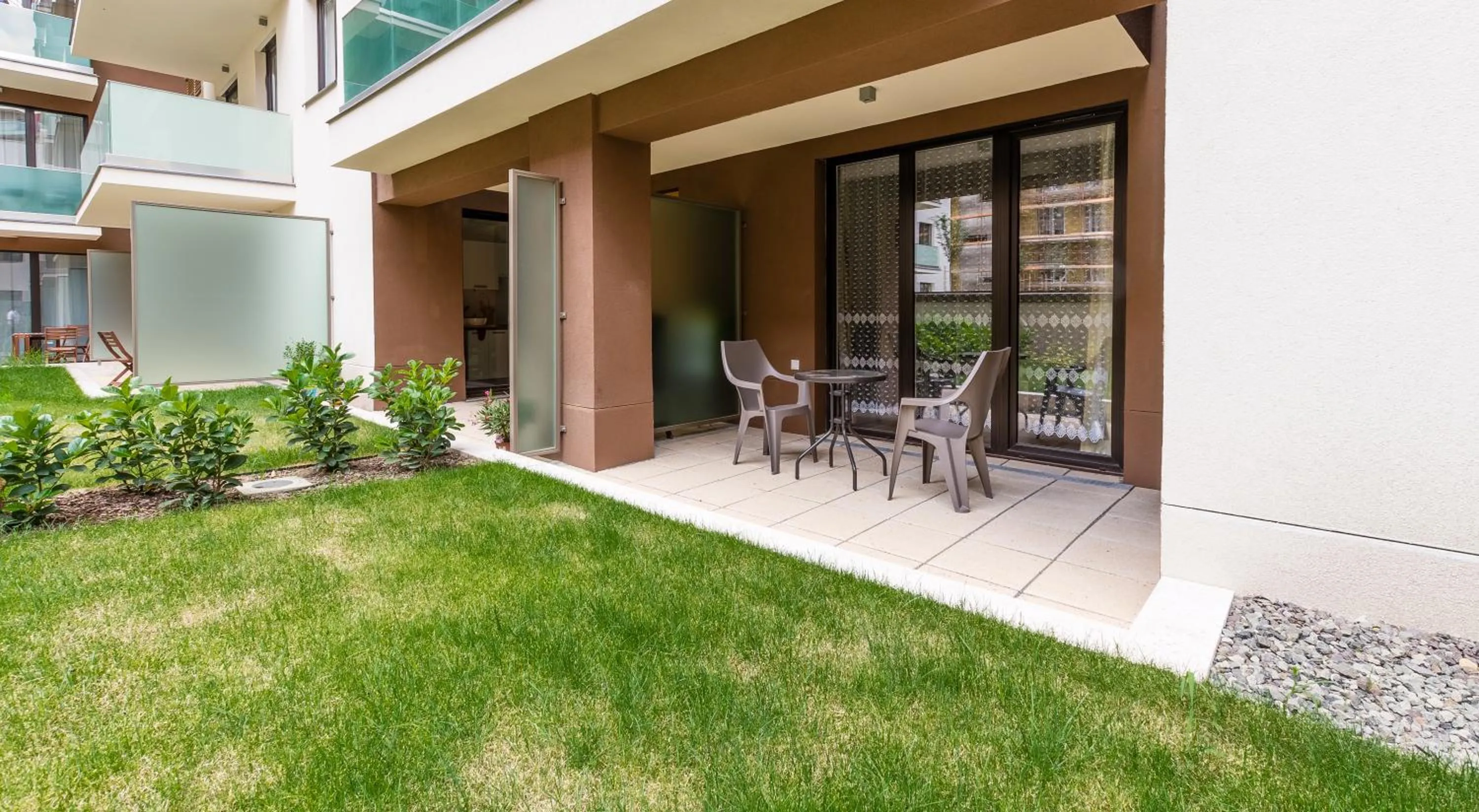 Garden in Corvin holiday Apartments hotel