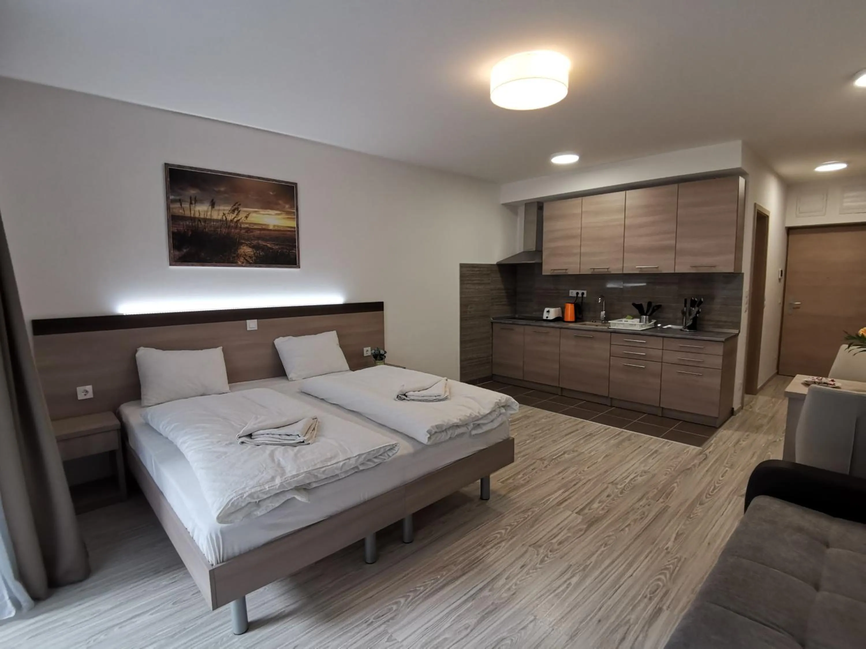 Bed in Corvin holiday Apartments hotel