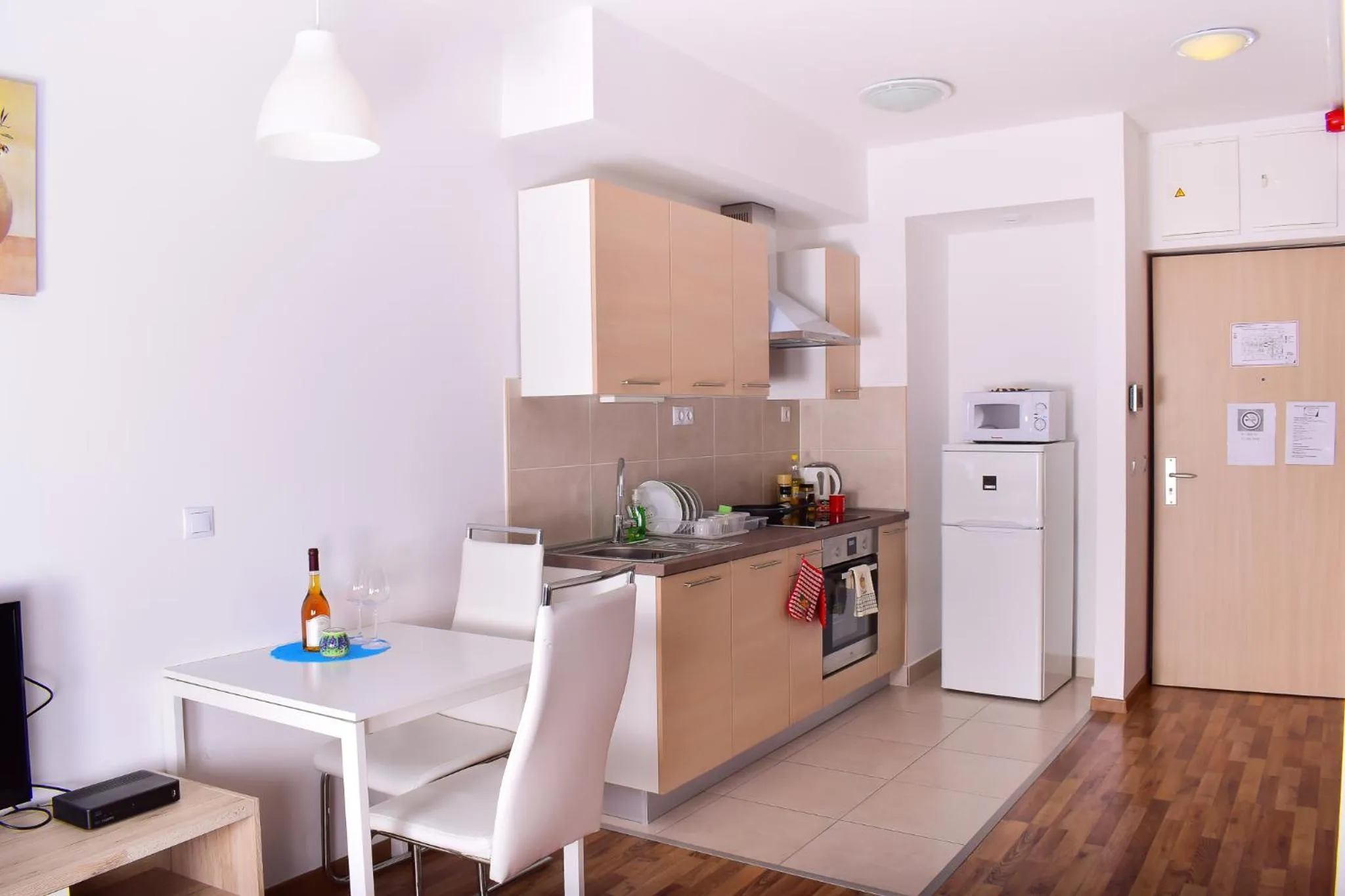 Garden view in Corvin holiday Apartments hotel