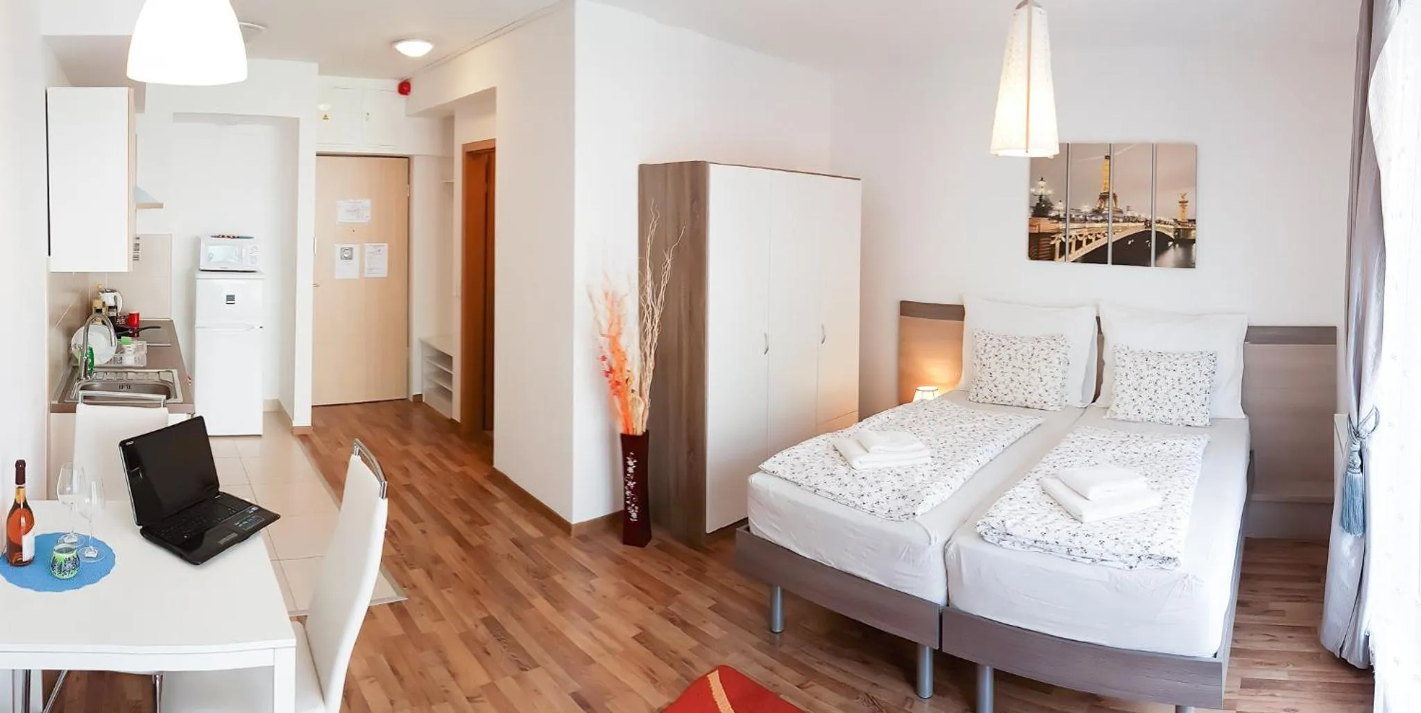 Bed in Corvin holiday Apartments hotel