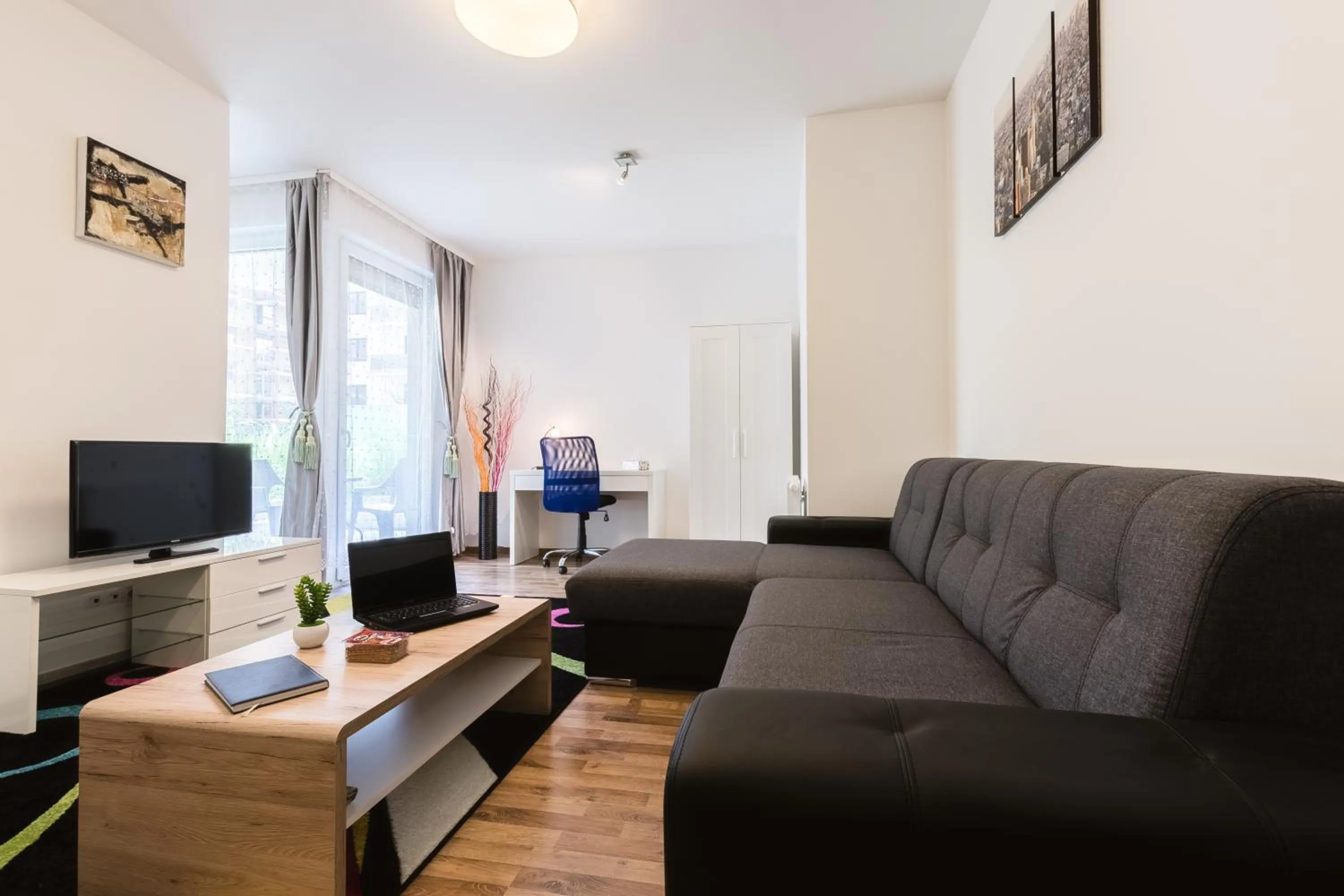 Living room in Corvin holiday Apartments hotel