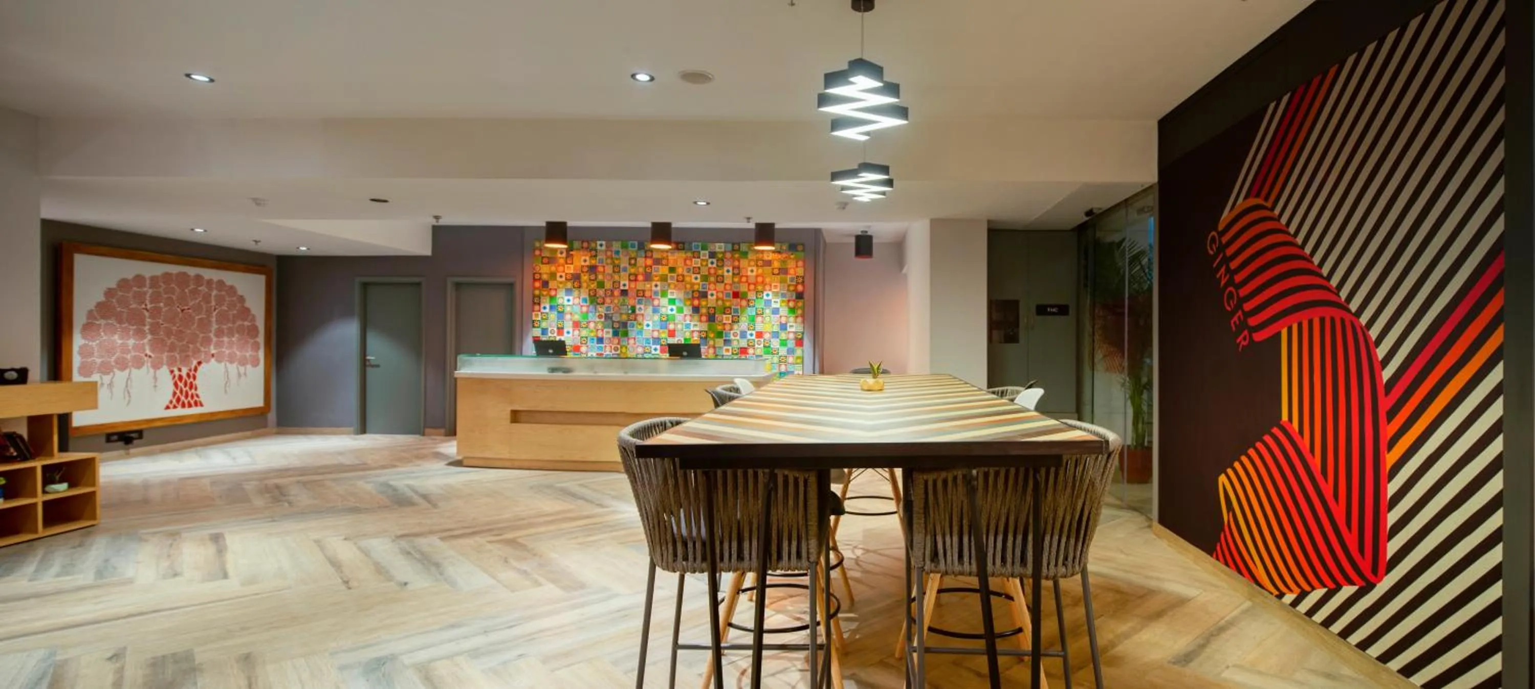 Lobby or reception in GINGER Noida City Center