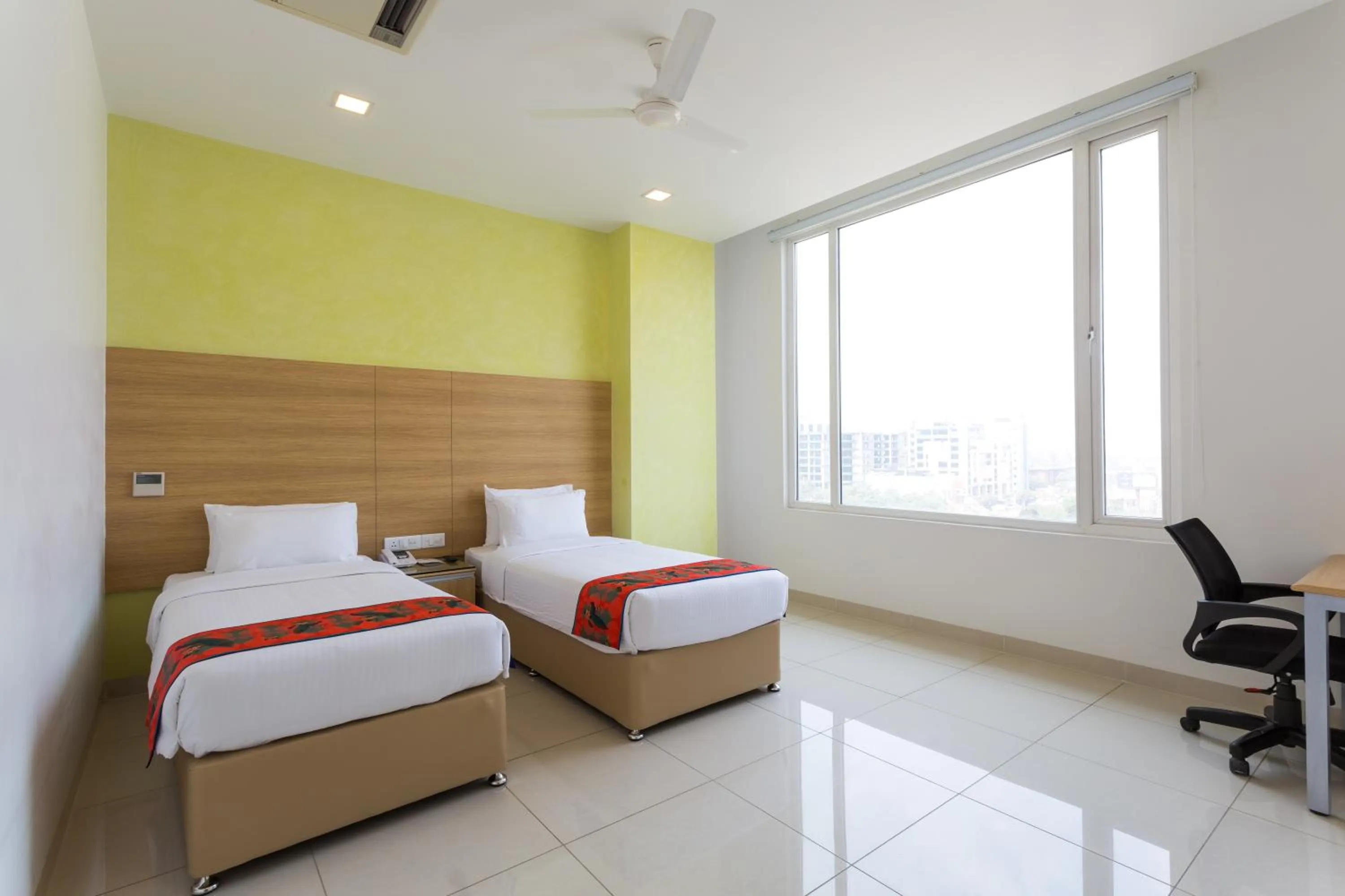 Photo of the whole room, Bed in GINGER Noida City Center