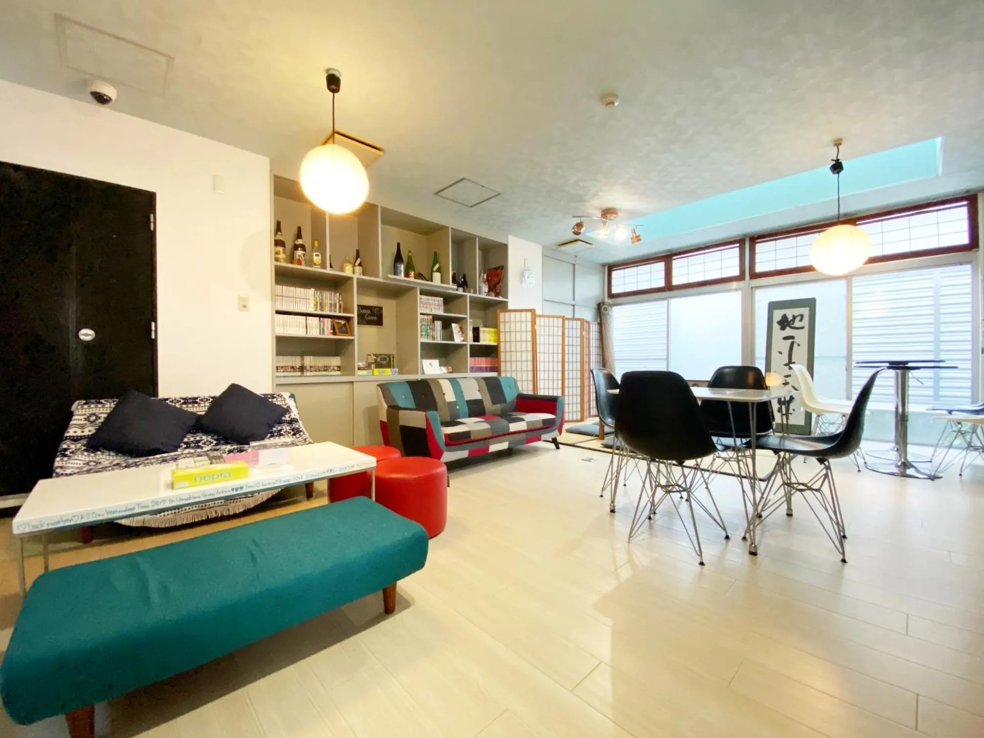 Communal lounge/ TV room in OUCHI HOTEL Yokogawa