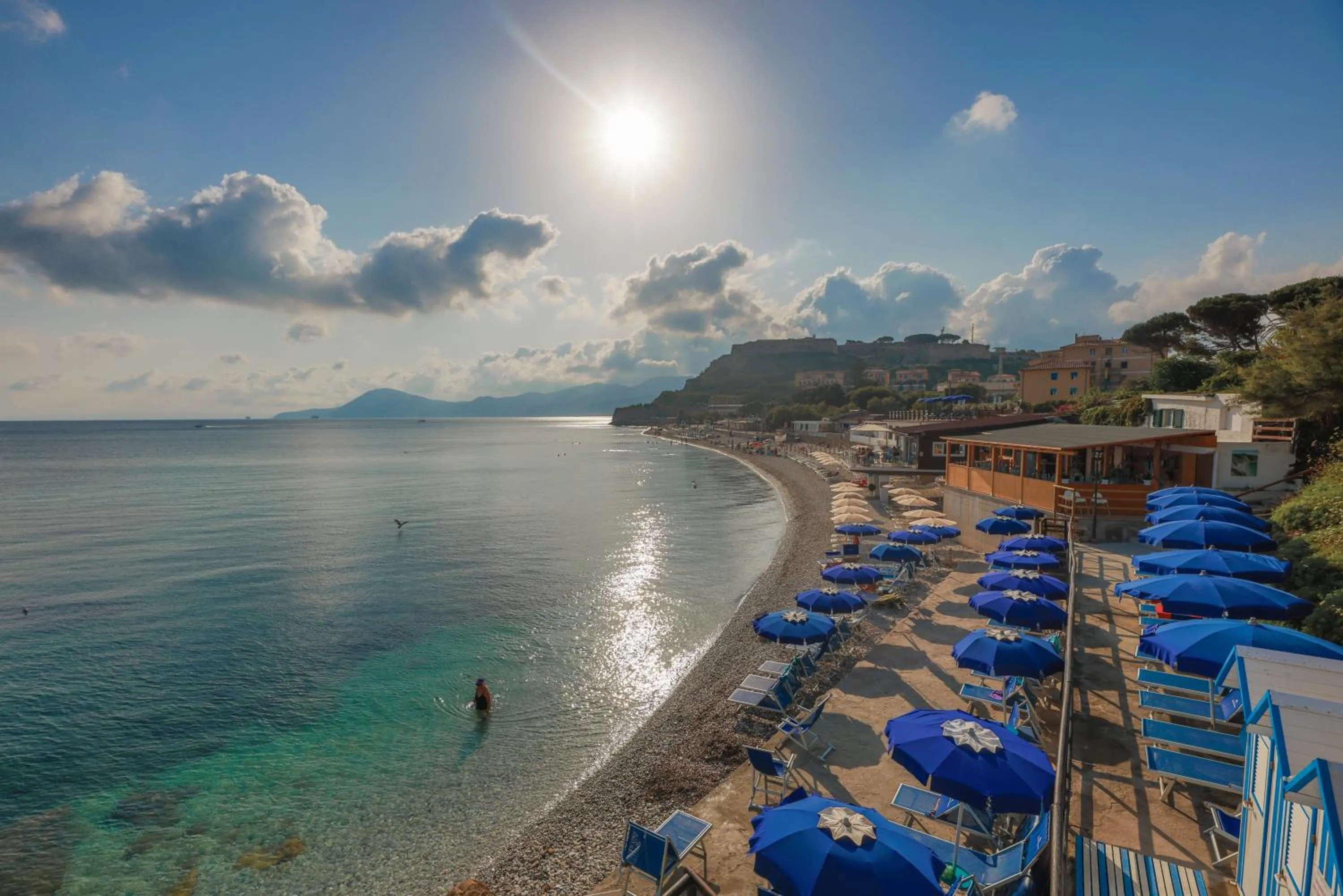 Beach in Hotel Villa Ombrosa