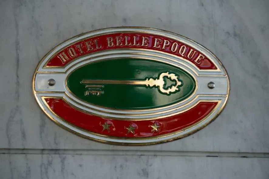 Property logo or sign in Hotel Belle Epoque