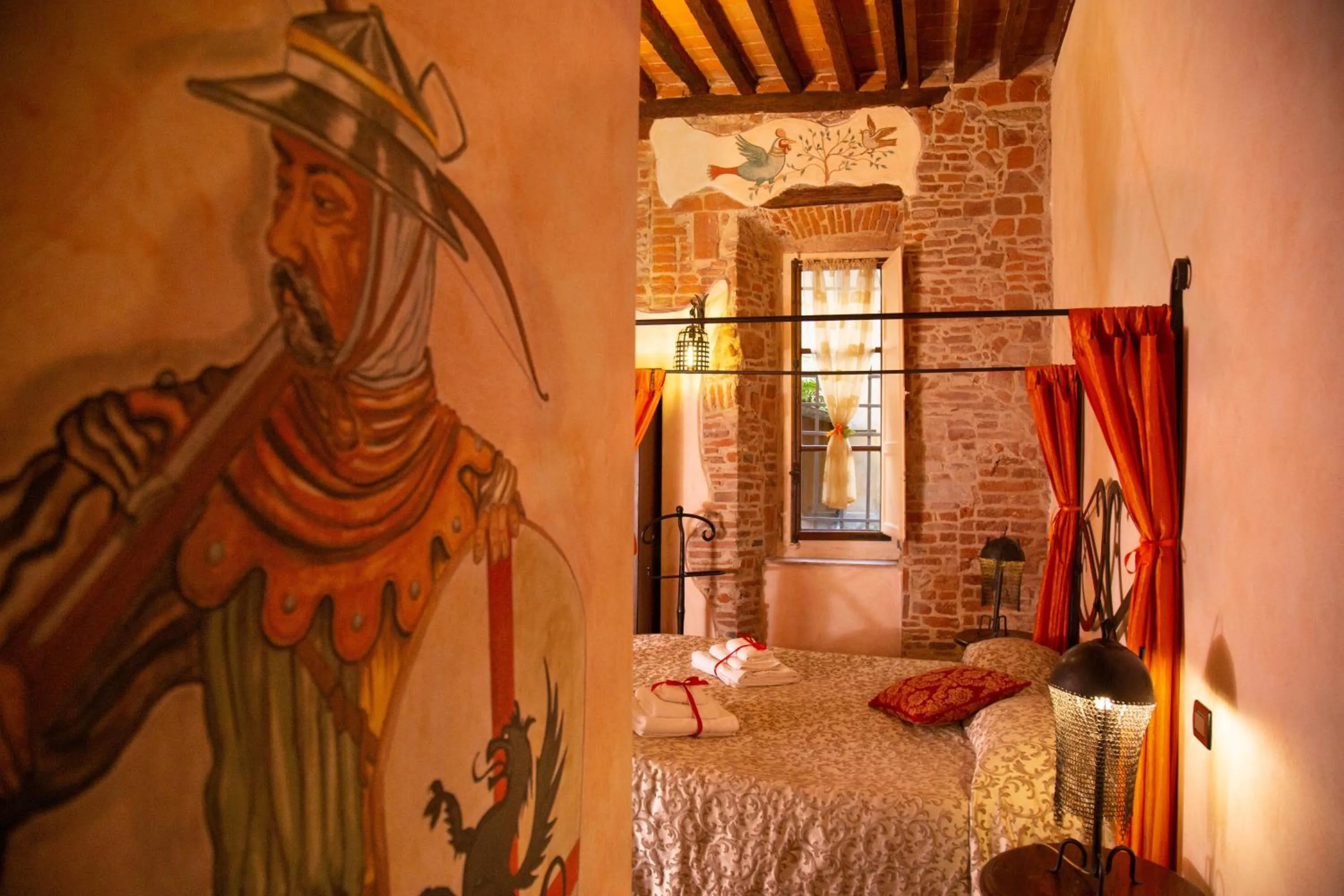 Photo of the whole room, Bed in Antica Corte dei Principi Charming Rooms