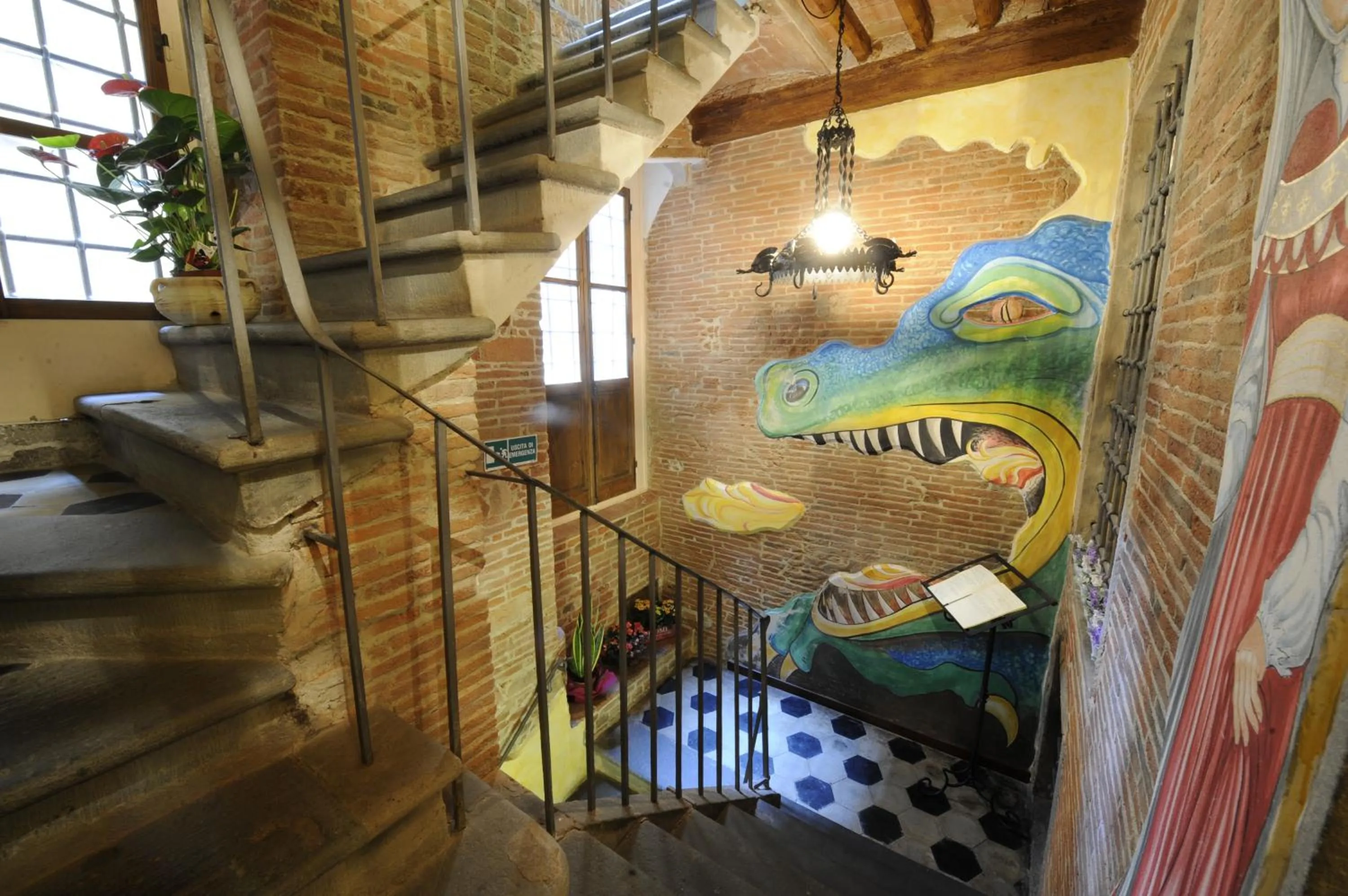 Decorative detail in Antica Corte dei Principi Charming Rooms