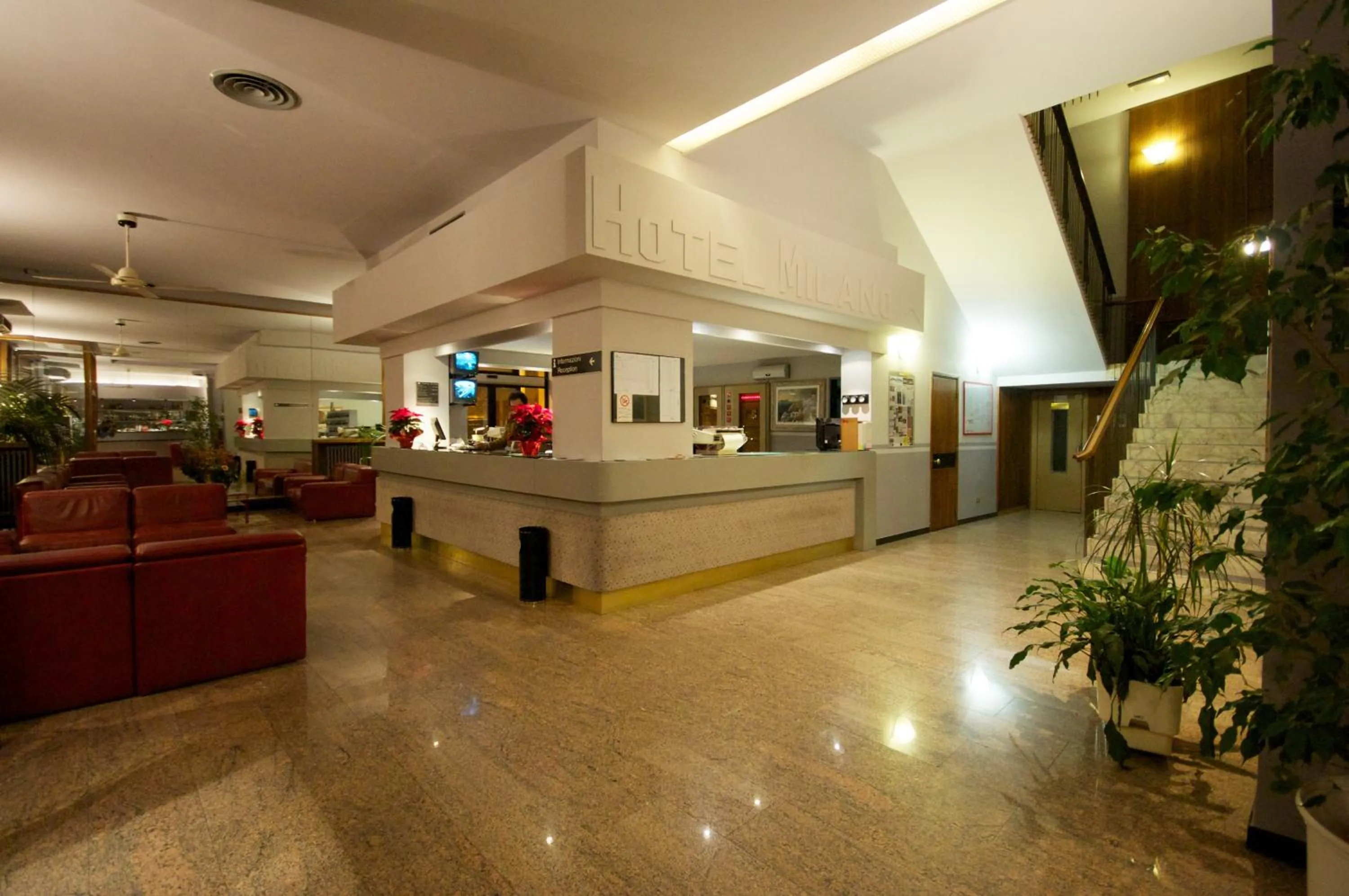Lobby or reception in Hotel Milano