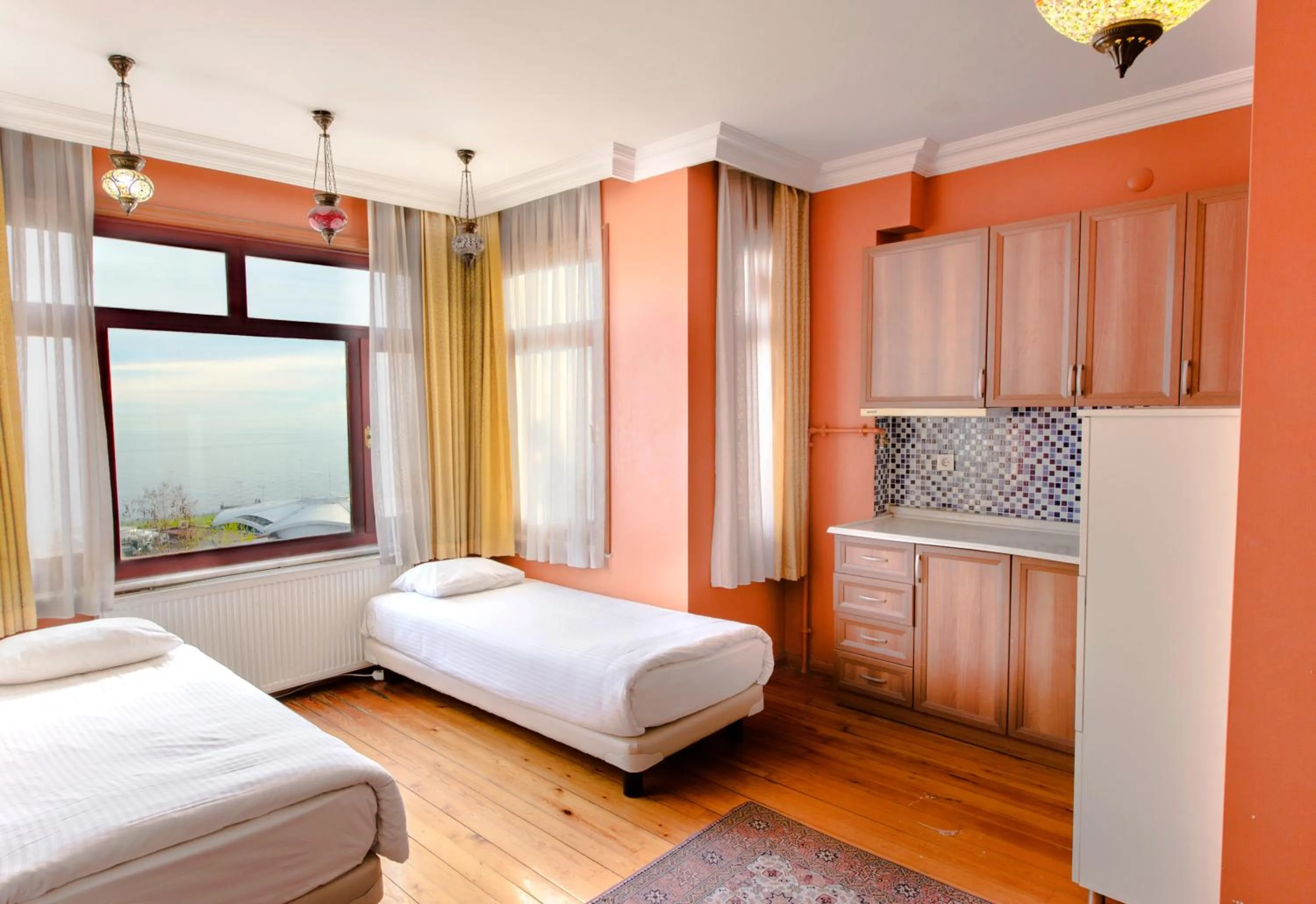 Photo of the whole room, Bed in Bucoleon by Cheers