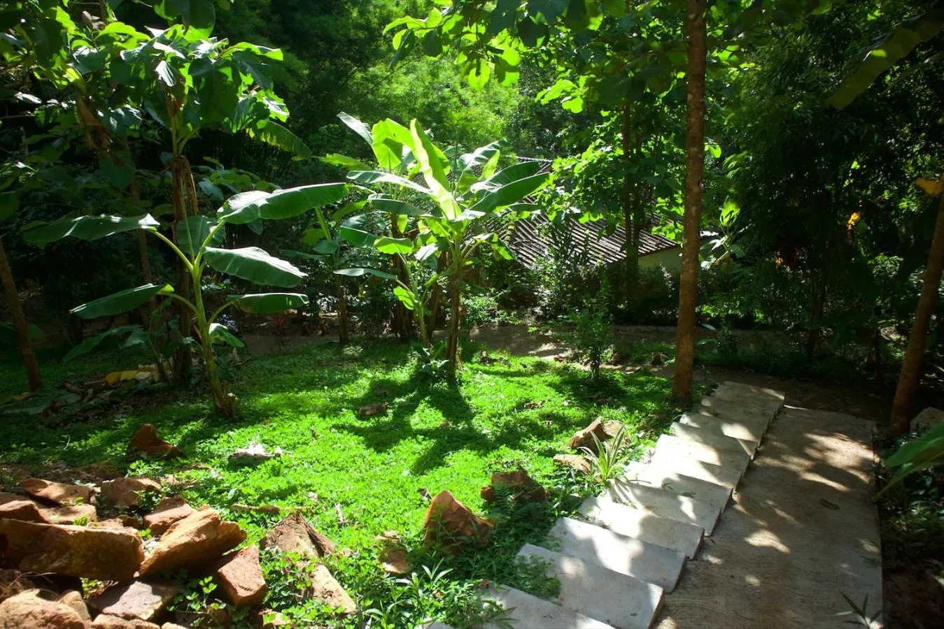 Garden in Maewin Guesthouse and Resort