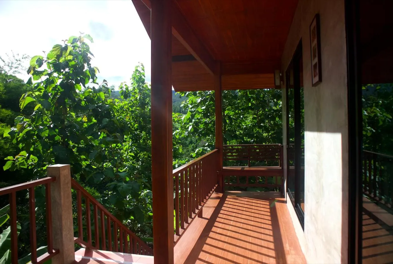 Balcony/Terrace in Maewin Guesthouse and Resort