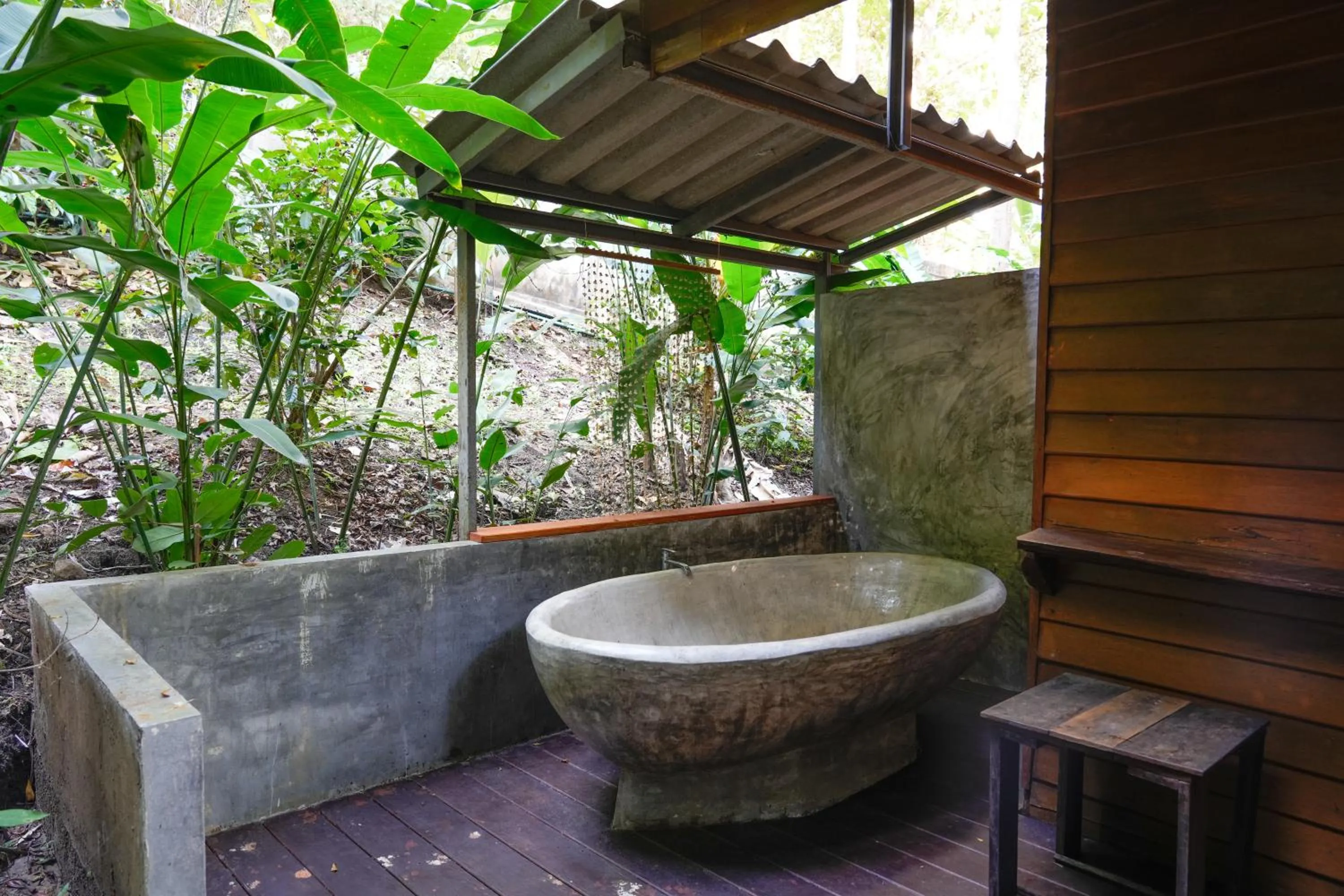 Open Air Bath in Maewin Resort