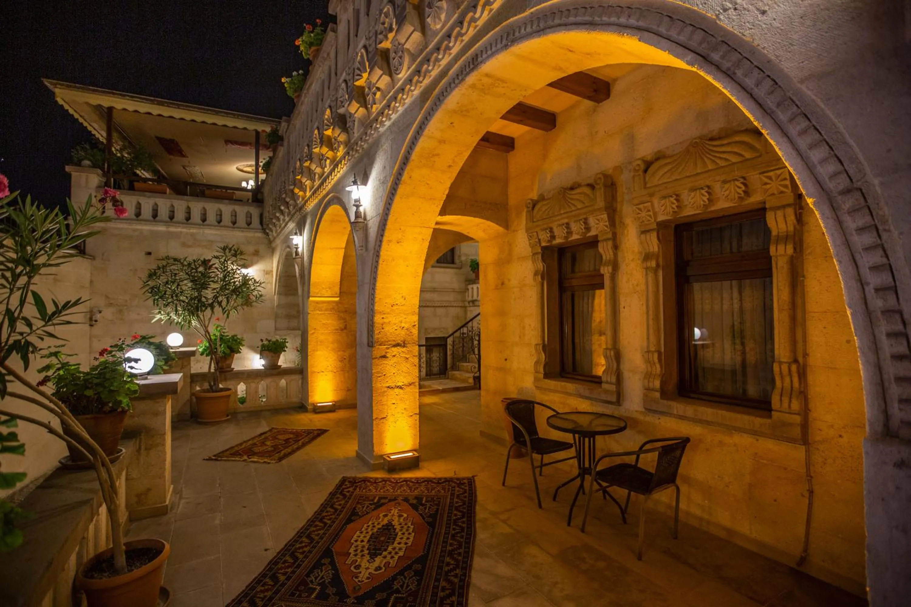 Property building in Stone House Cave Hotel