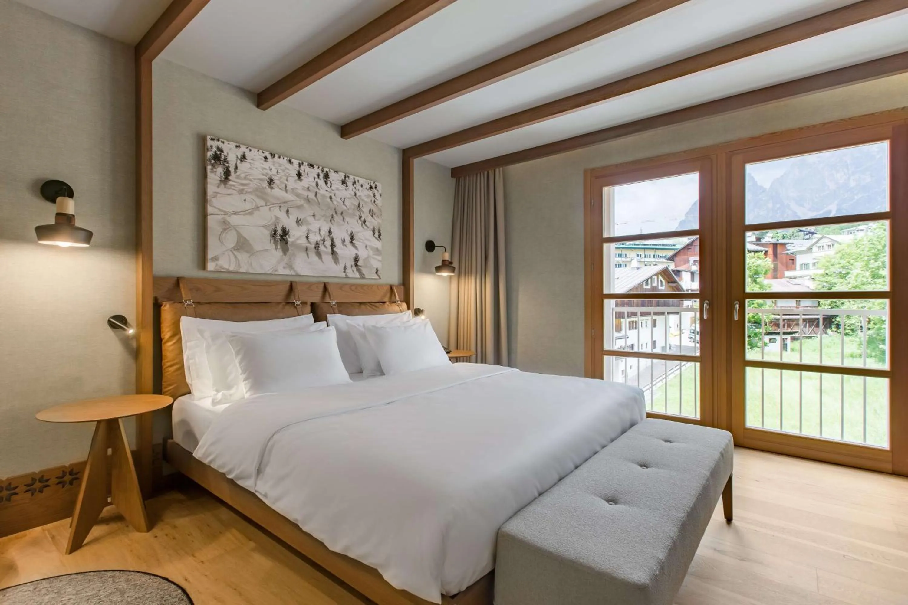 Photo of the whole room, Bed in Grand Hotel Savoia Cortina d'Ampezzo, A Radisson Collection Hotel