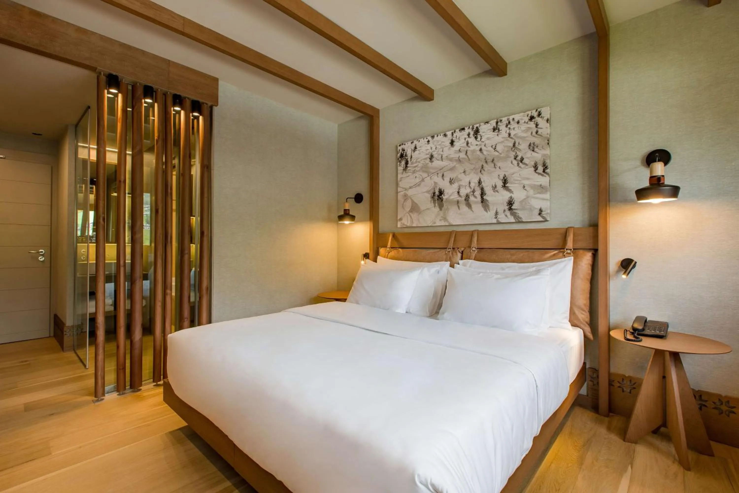 Photo of the whole room, Bed in Grand Hotel Savoia Cortina d'Ampezzo, A Radisson Collection Hotel