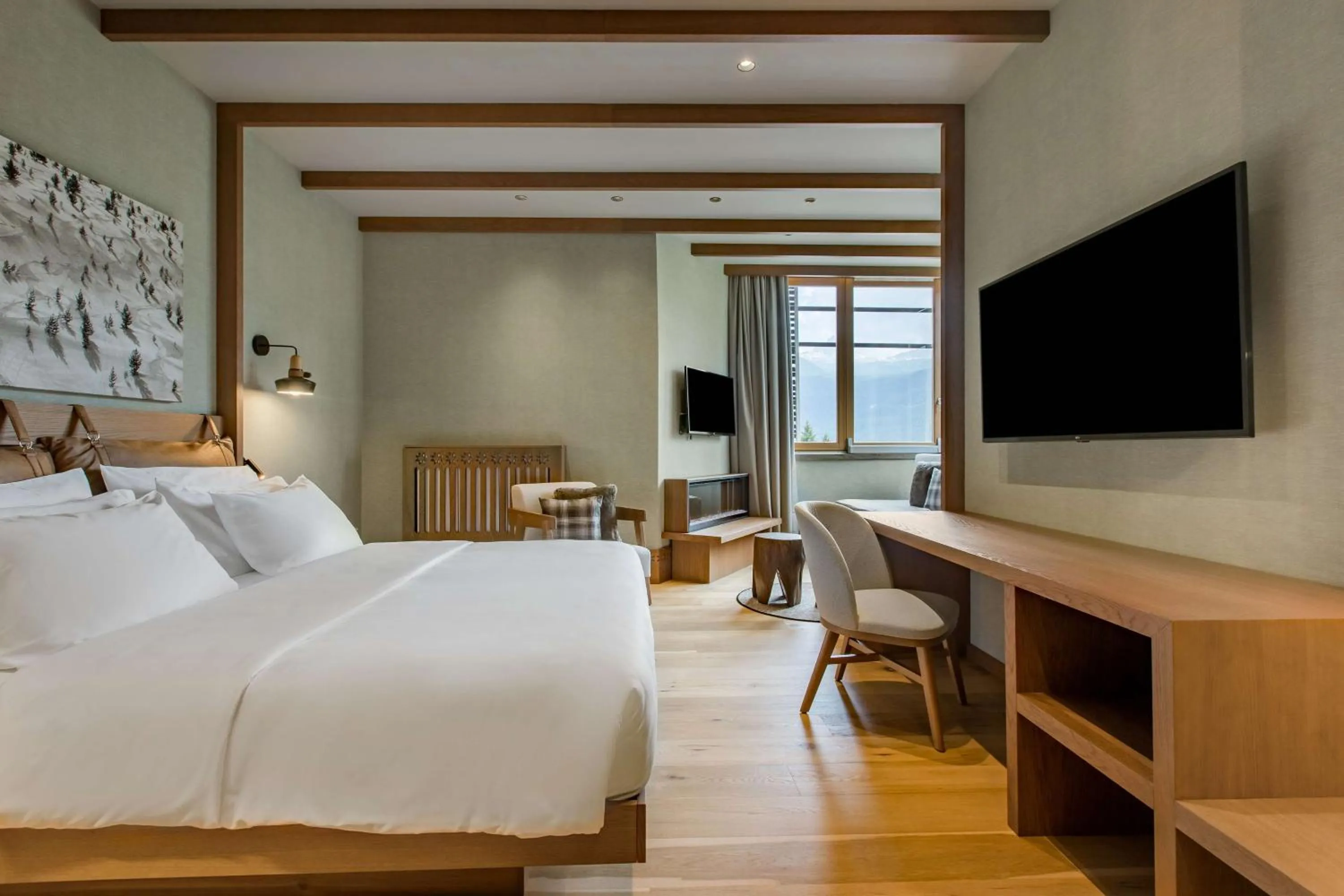 Photo of the whole room, Bed in Grand Hotel Savoia Cortina d'Ampezzo, A Radisson Collection Hotel