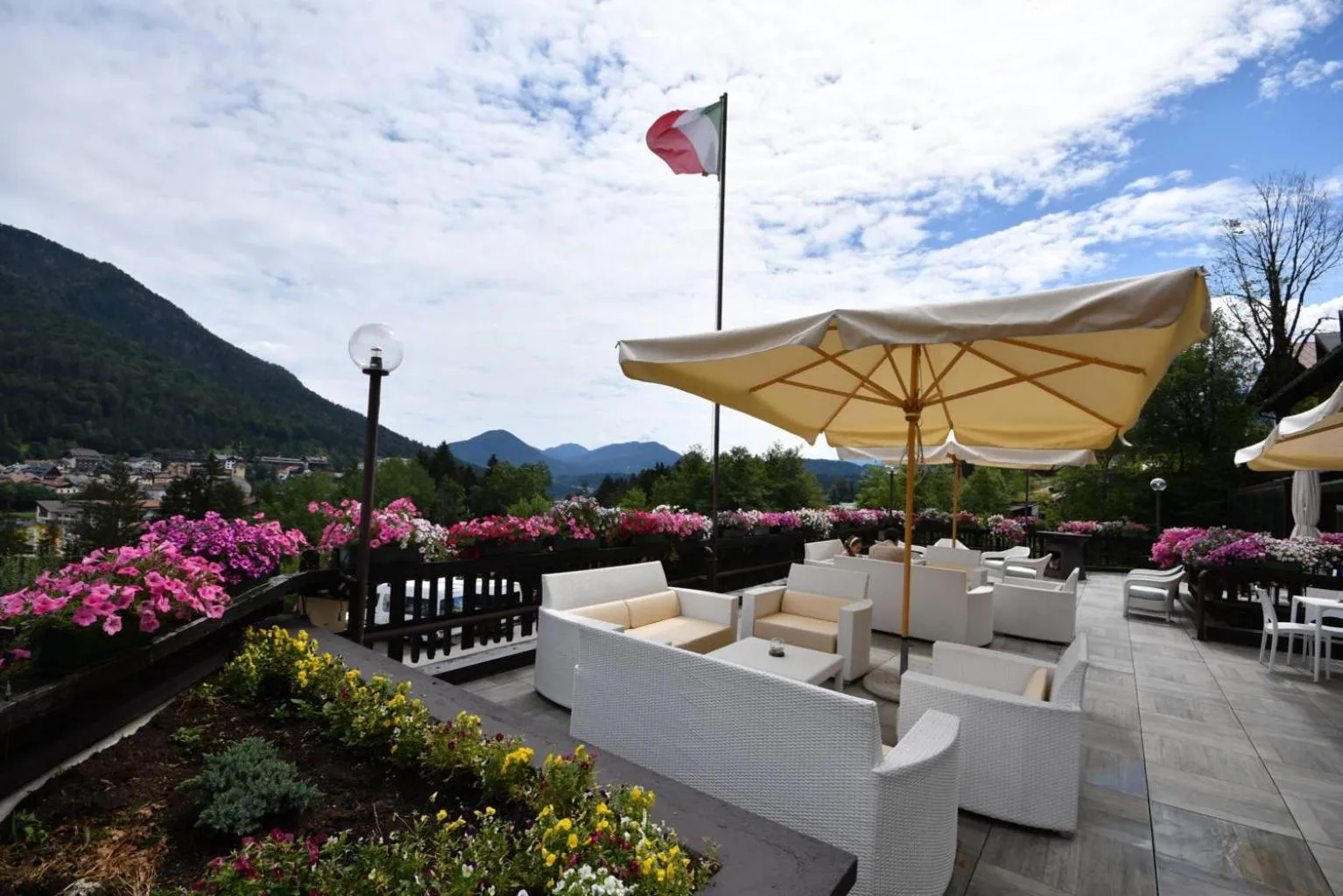 Balcony/Terrace in Hotel Il Cervo, SPA & Wellness, Bike Hotel