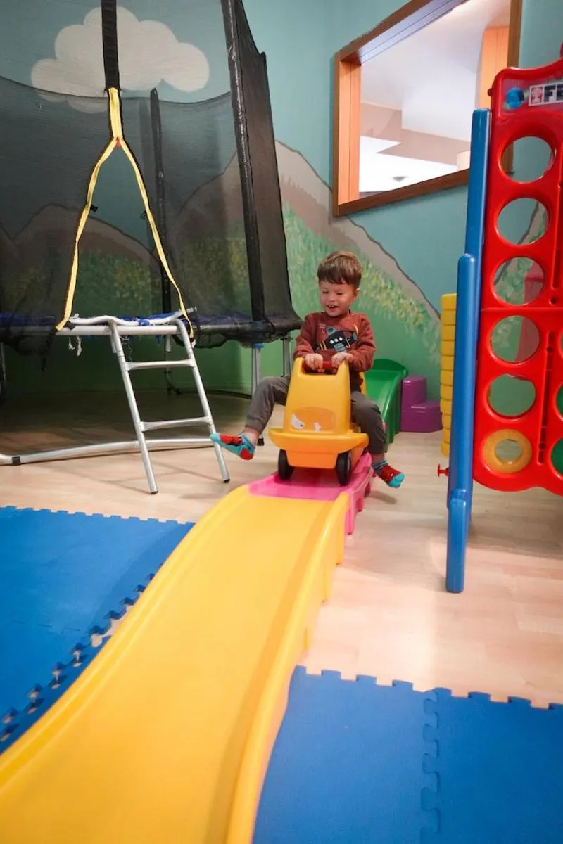 Children play ground in Hotel Il Cervo, SPA & Wellness, Bike Hotel