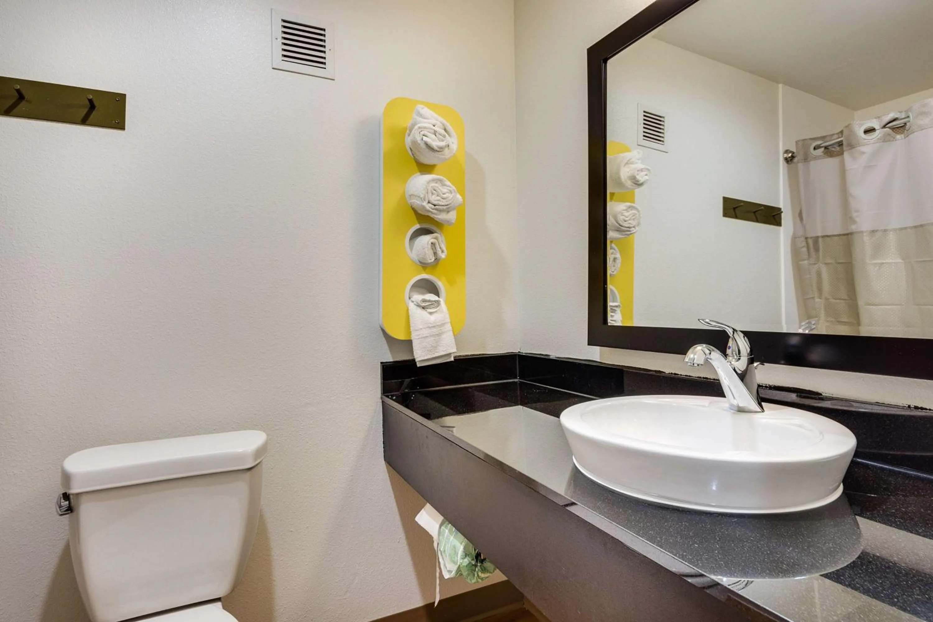 Toilet in Motel 6-Tulsa, OK