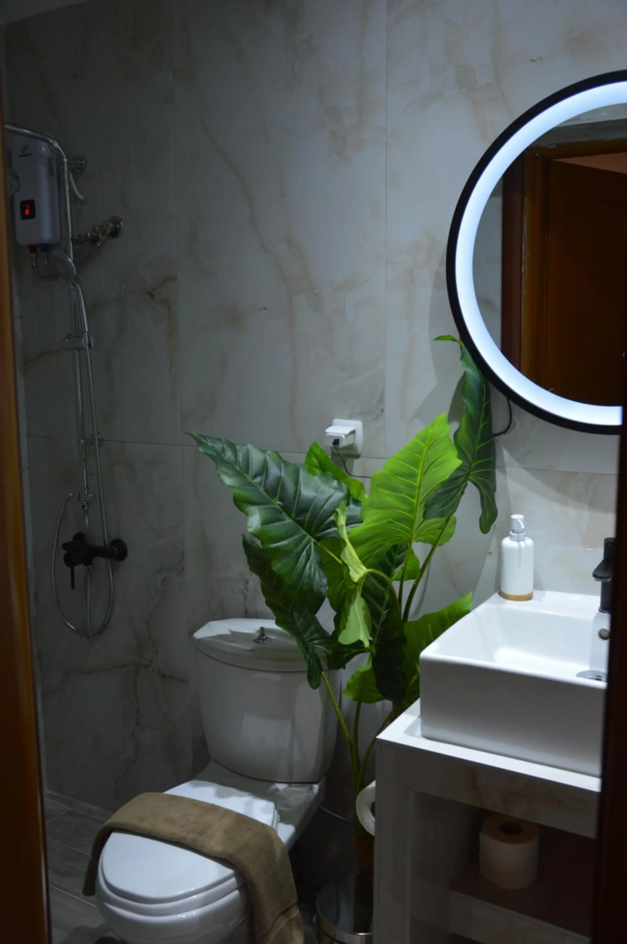 Toilet in Aqua Mare Sea Side Rooms