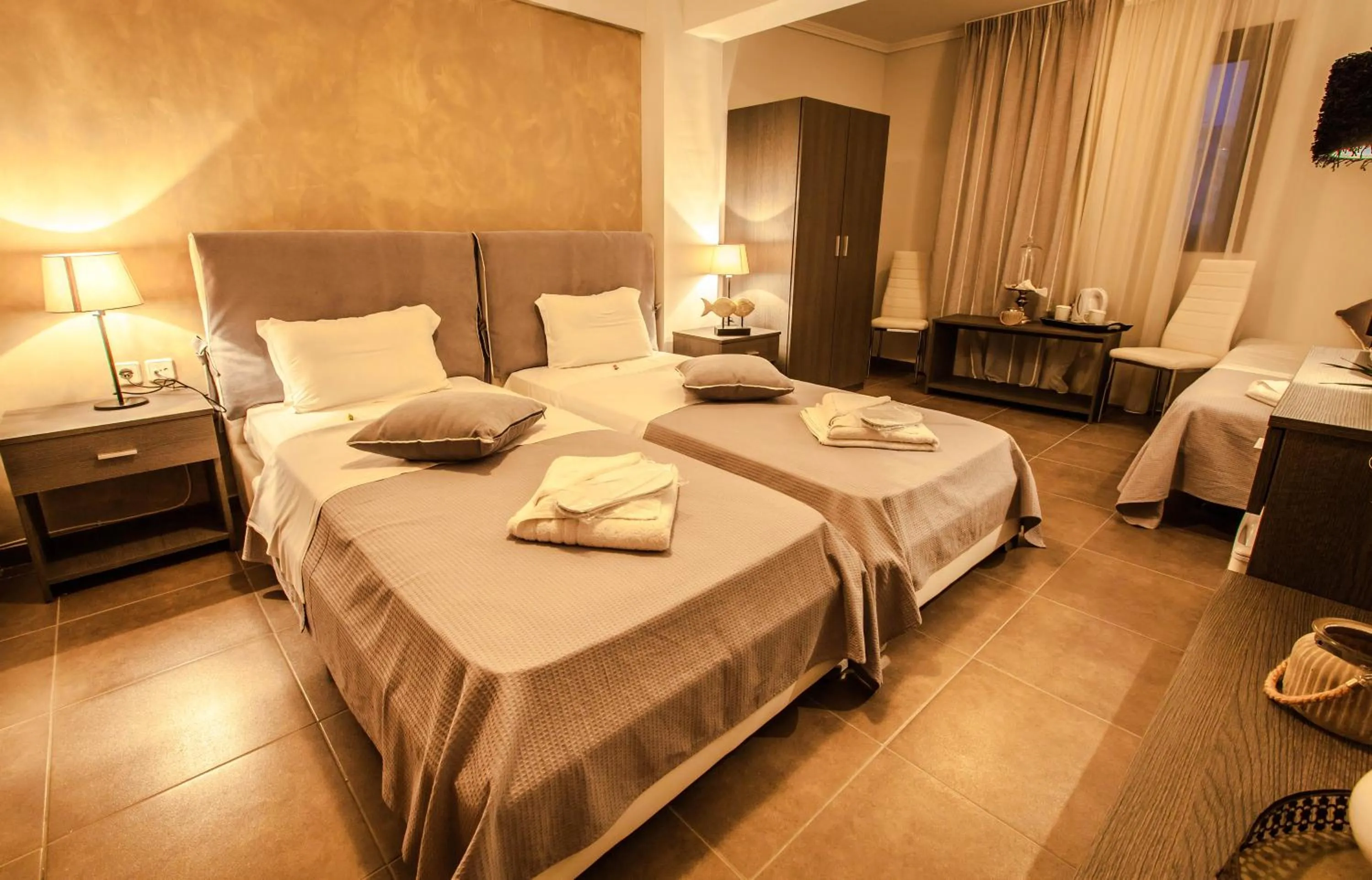 Bedroom, Bed in Aqua Mare Sea Side Rooms