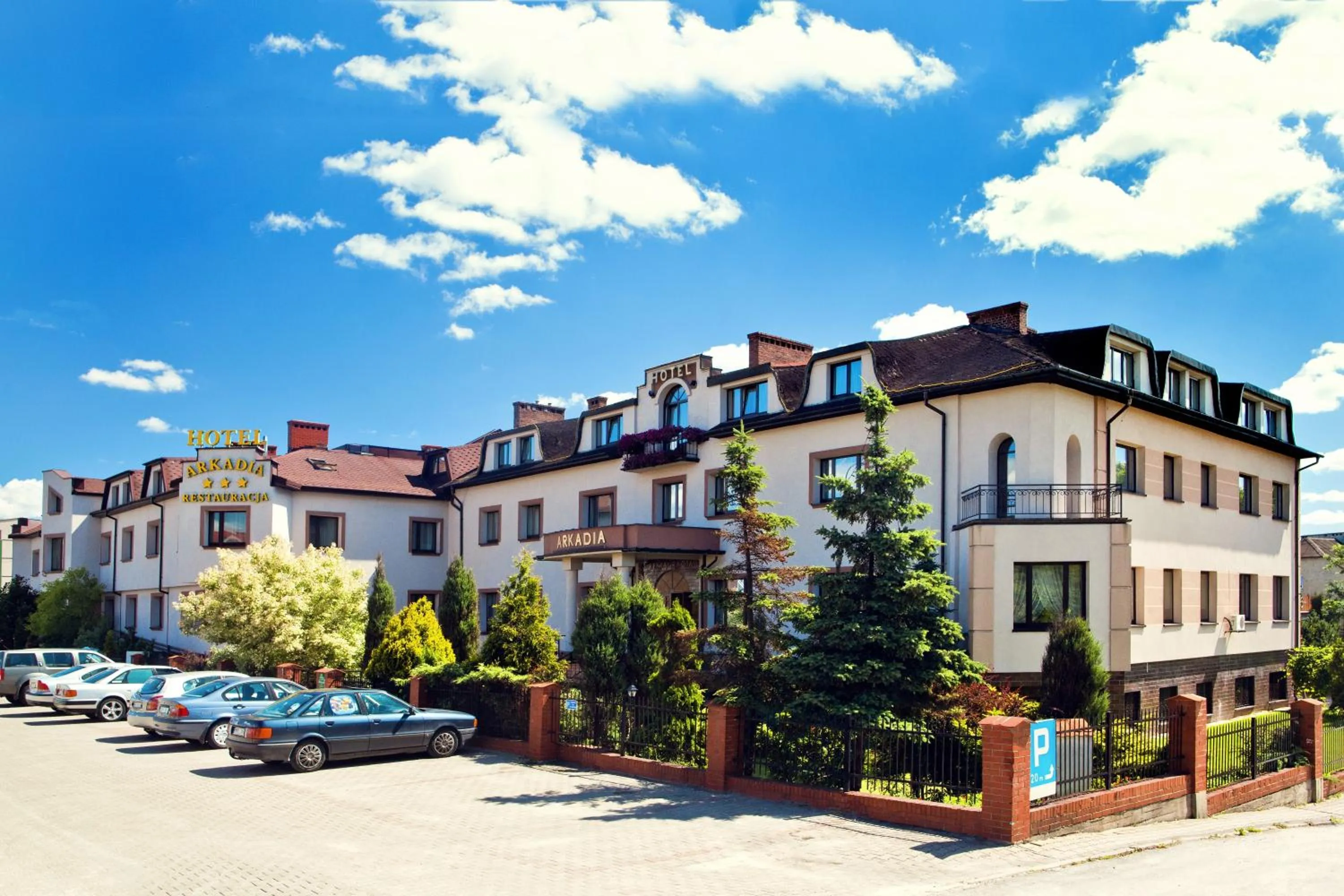 Facade/entrance in Hotel Arkadia