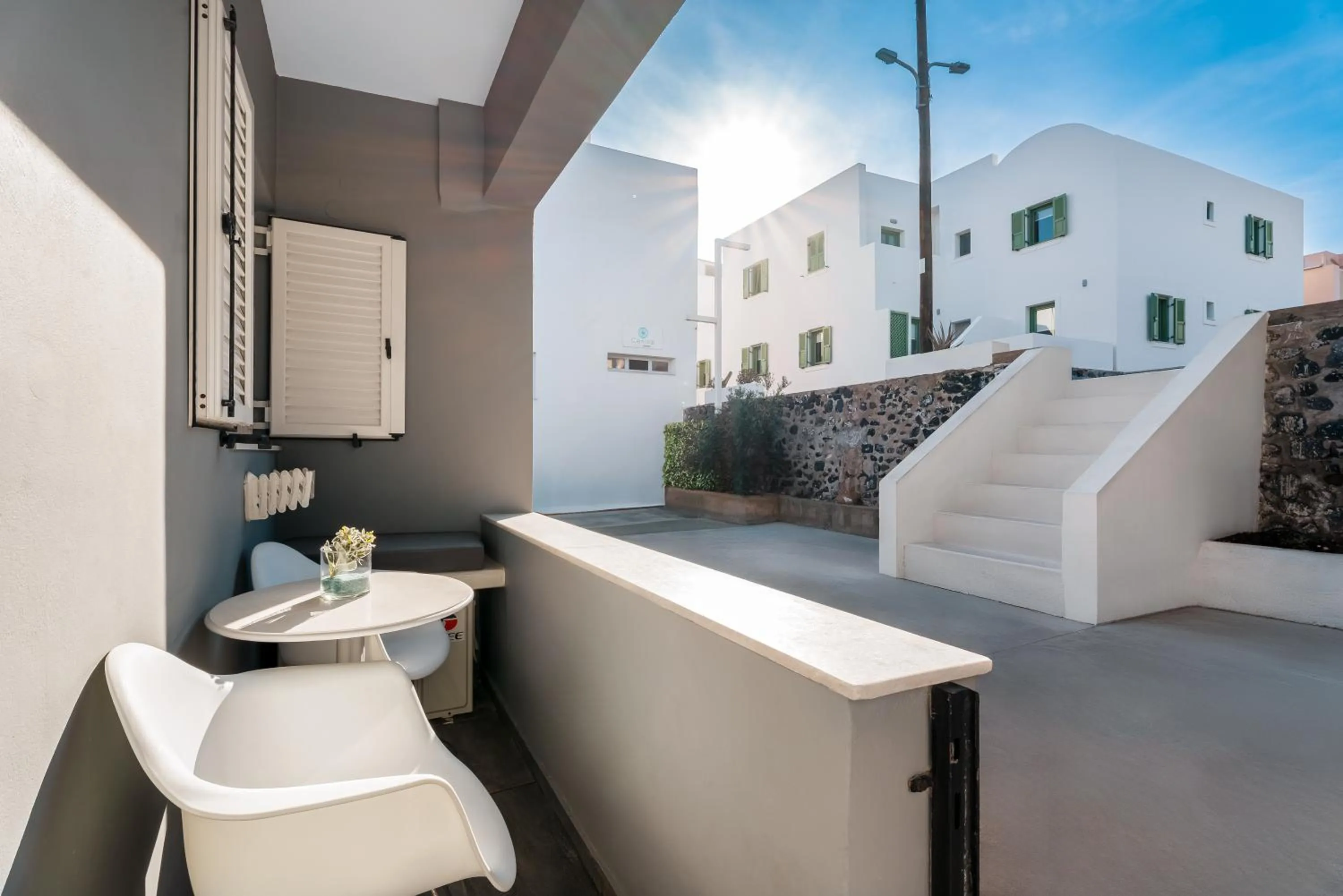 Patio in Oasis Hotel