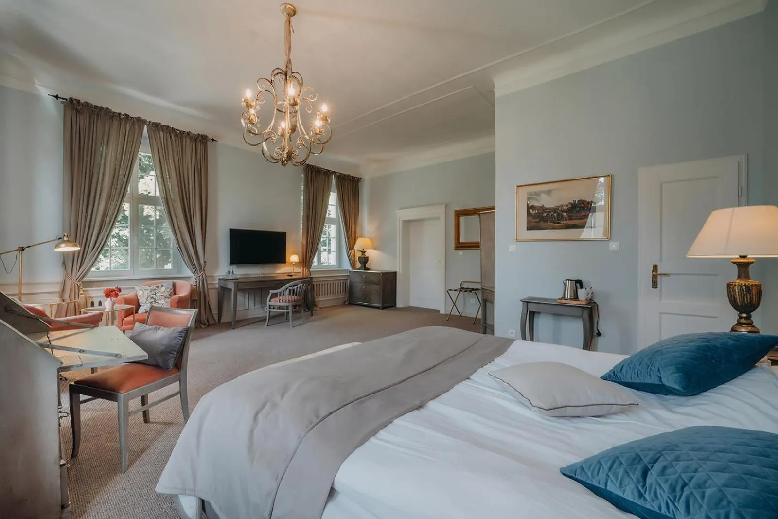 Bed in Pałac Łomnica Karkonosze - Schloss Lomnitz Riesengebirge