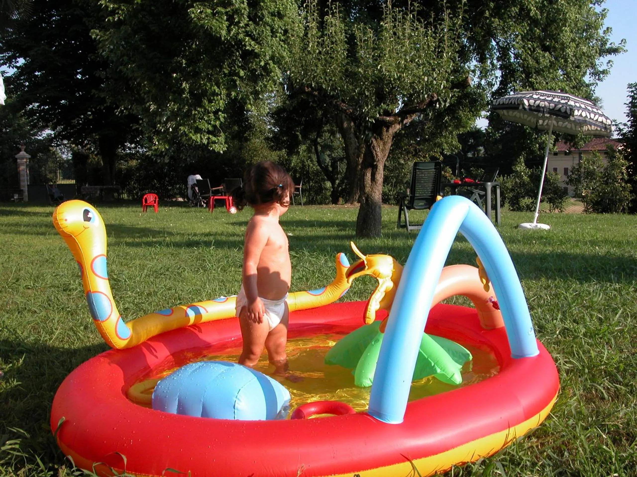 Children play ground in Villa D'Azeglio