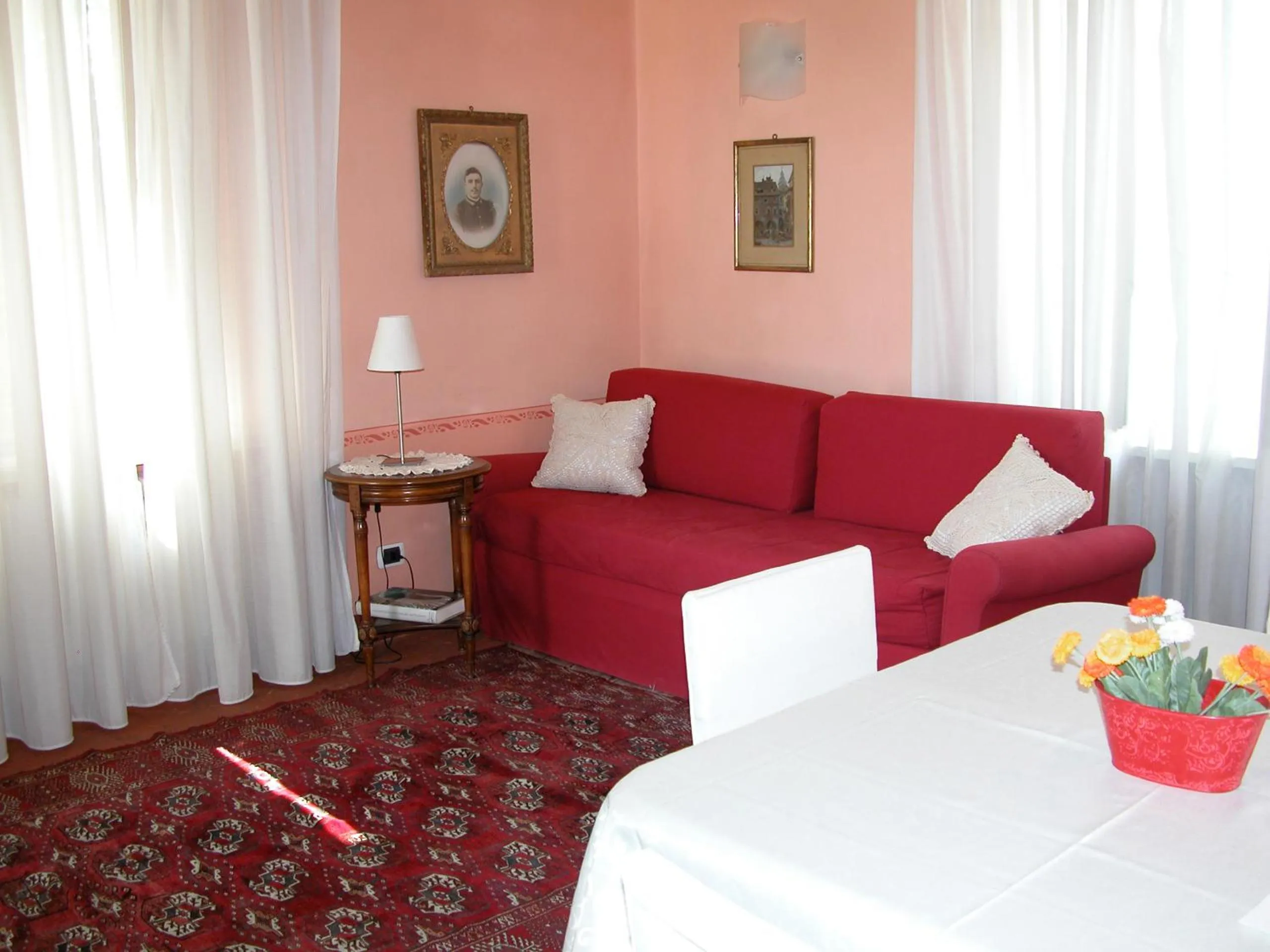 Living room in Villa D'Azeglio